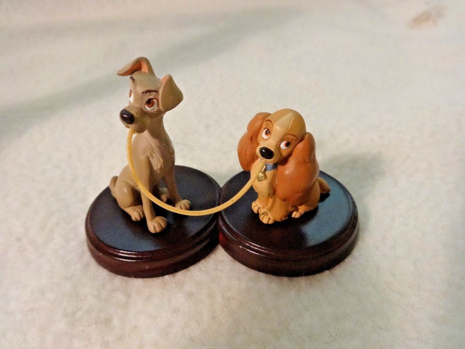 Disney Lady and the Tramp - Figurine Set - Limited Edition -RARE Si & Am Peg