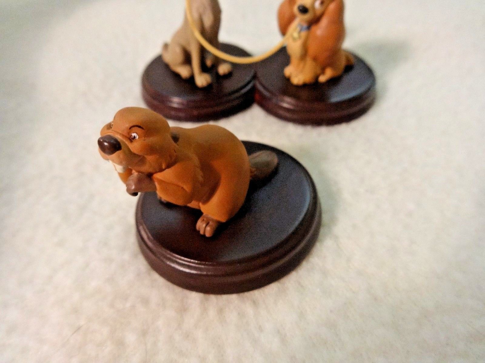 Disney Lady and the Tramp - Figurine Set - Limited Edition -RARE Si & Am Peg