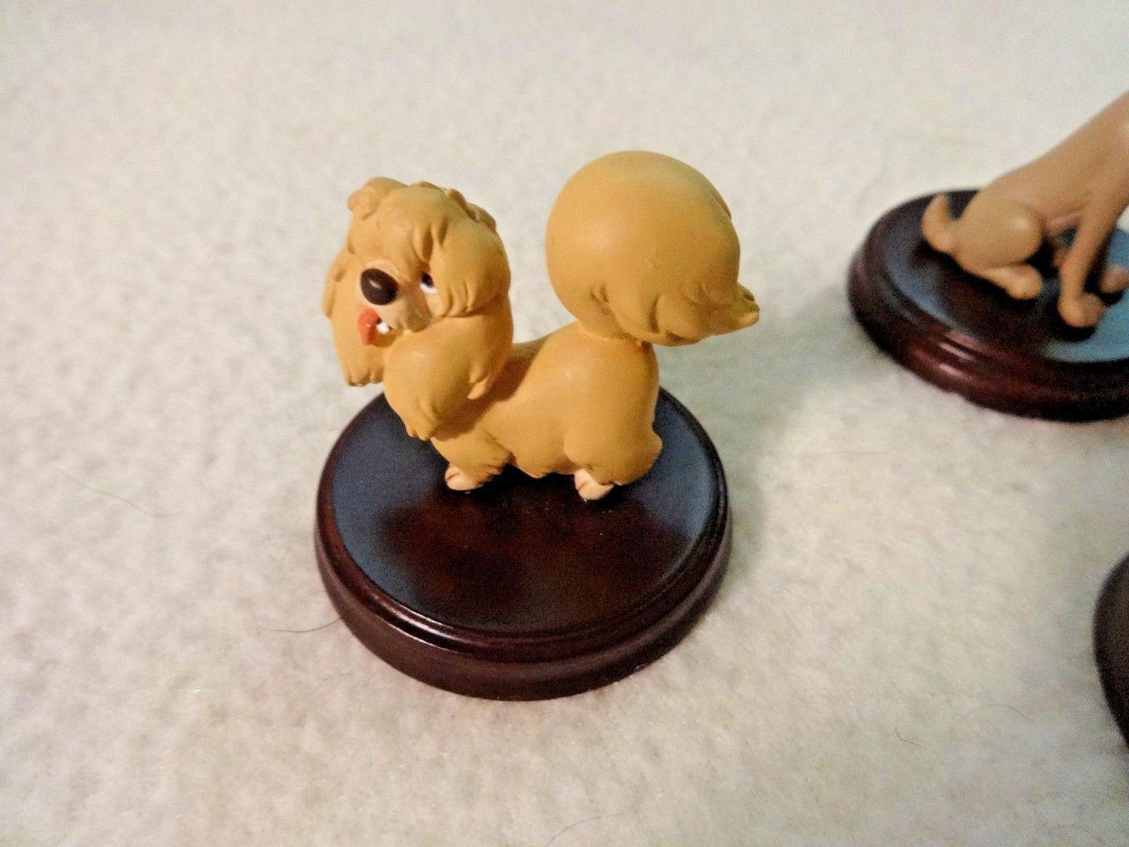 Disney Lady and the Tramp - Figurine Set - Limited Edition -RARE Si & Am Peg