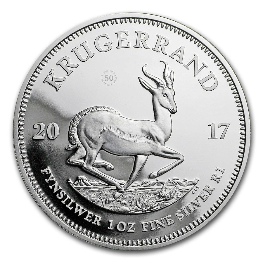 2017 South Africa 1 oz Silver Krugerrand Proof Coin - SKU #152208