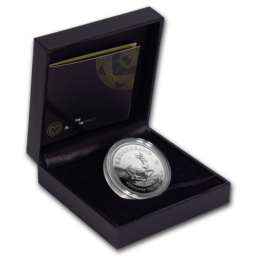 2017 South Africa 1 oz Silver Krugerrand Proof Coin - SKU #152208