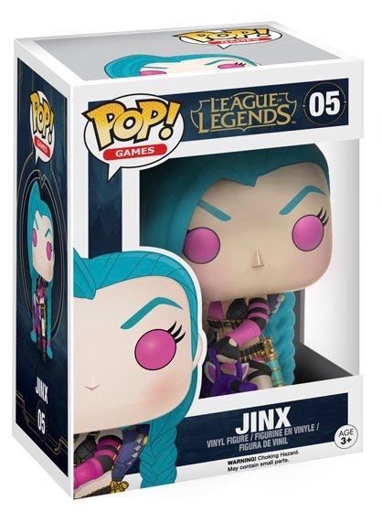 Funko Pop Games - League Of Legends: Jinx Vinyl Action Figure Collectible Toy 05