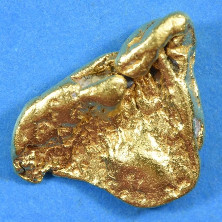 L-102 Alaskan Yukon BC Leaf Gold Nugget " Rare Genuine" 3.92 Grams