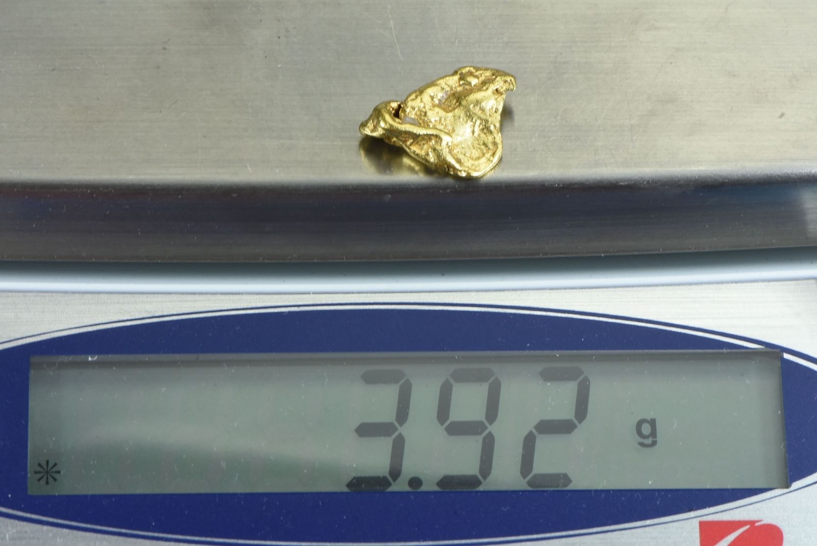 L-102 Alaskan Yukon BC Leaf Gold Nugget " Rare Genuine" 3.92 Grams