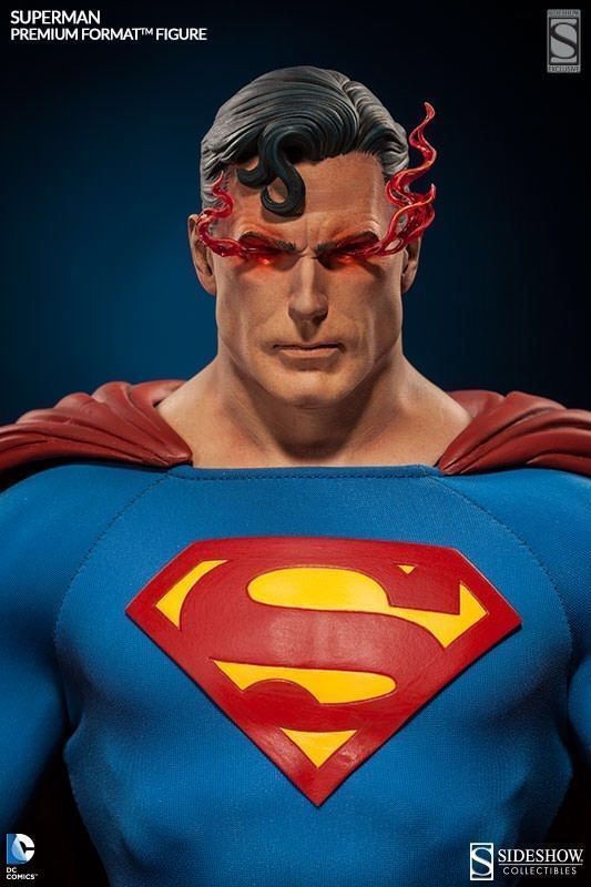 SUPERMAN Premium Format 26" Statue 1:4 Scale Sideshow Exclusive 2002 Only 1 Head