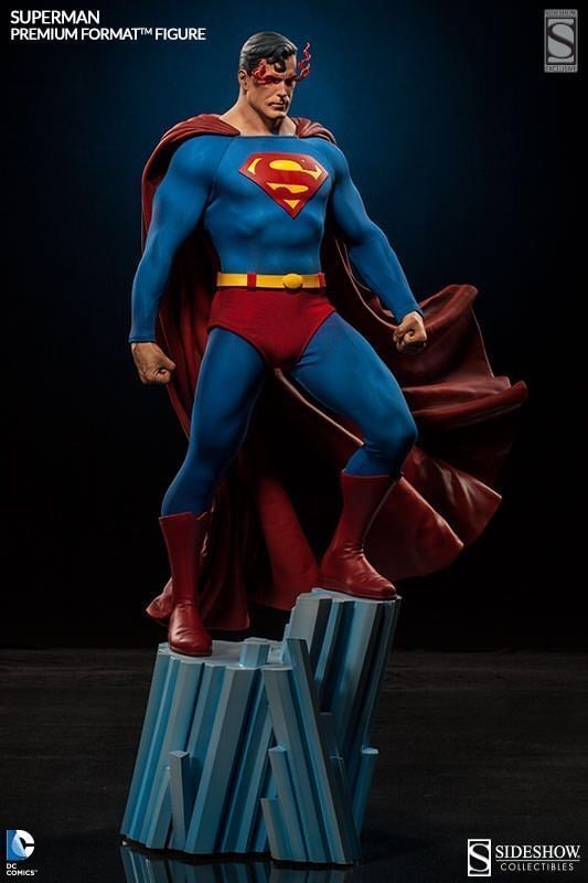 SUPERMAN Premium Format 26" Statue 1:4 Scale Sideshow Exclusive 2002 Only 1 Head