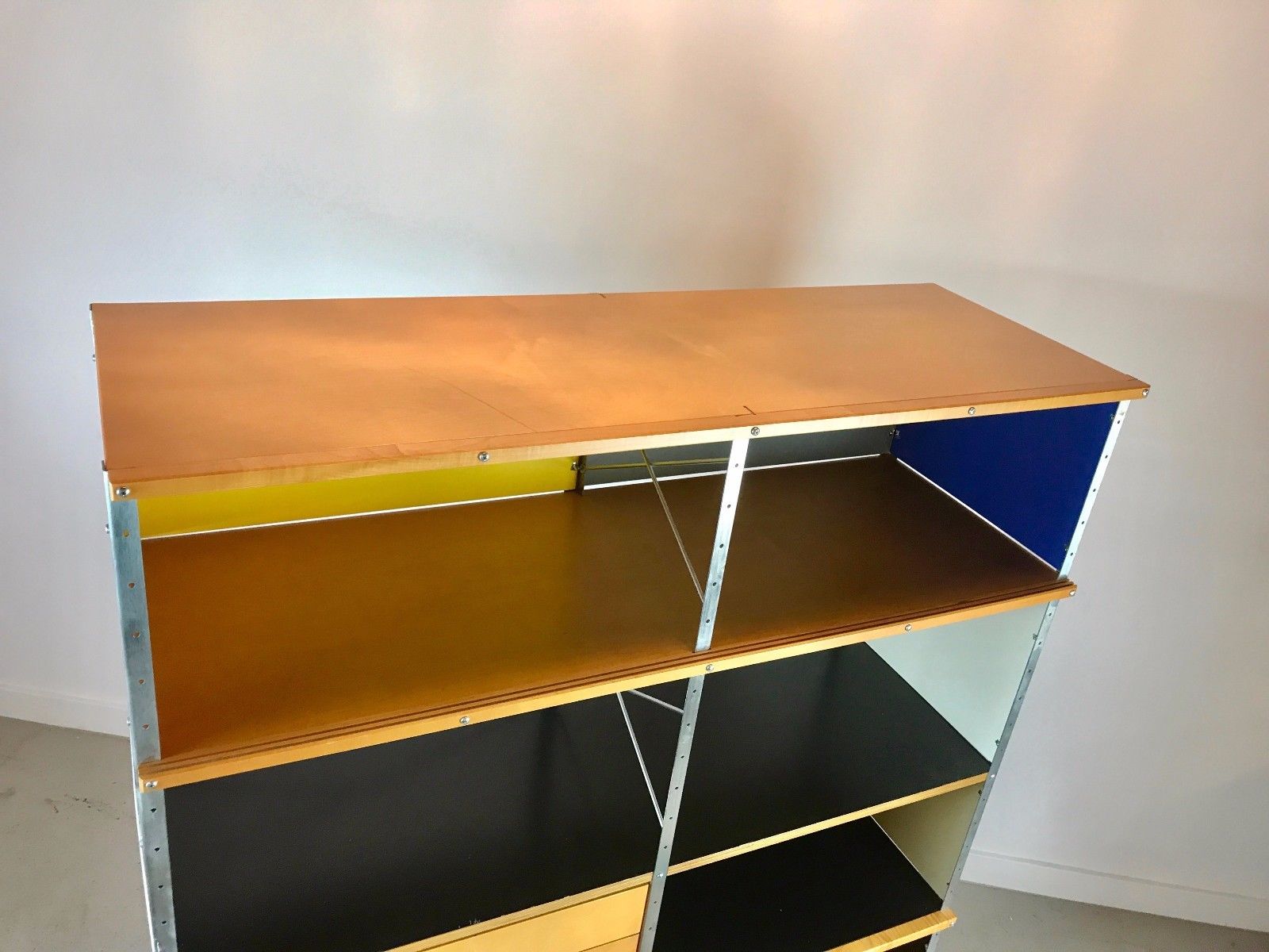 MID CENTURY MODERN EAMES FOR HERMAN MILLER MODULAR ESU SHELVING UNIT