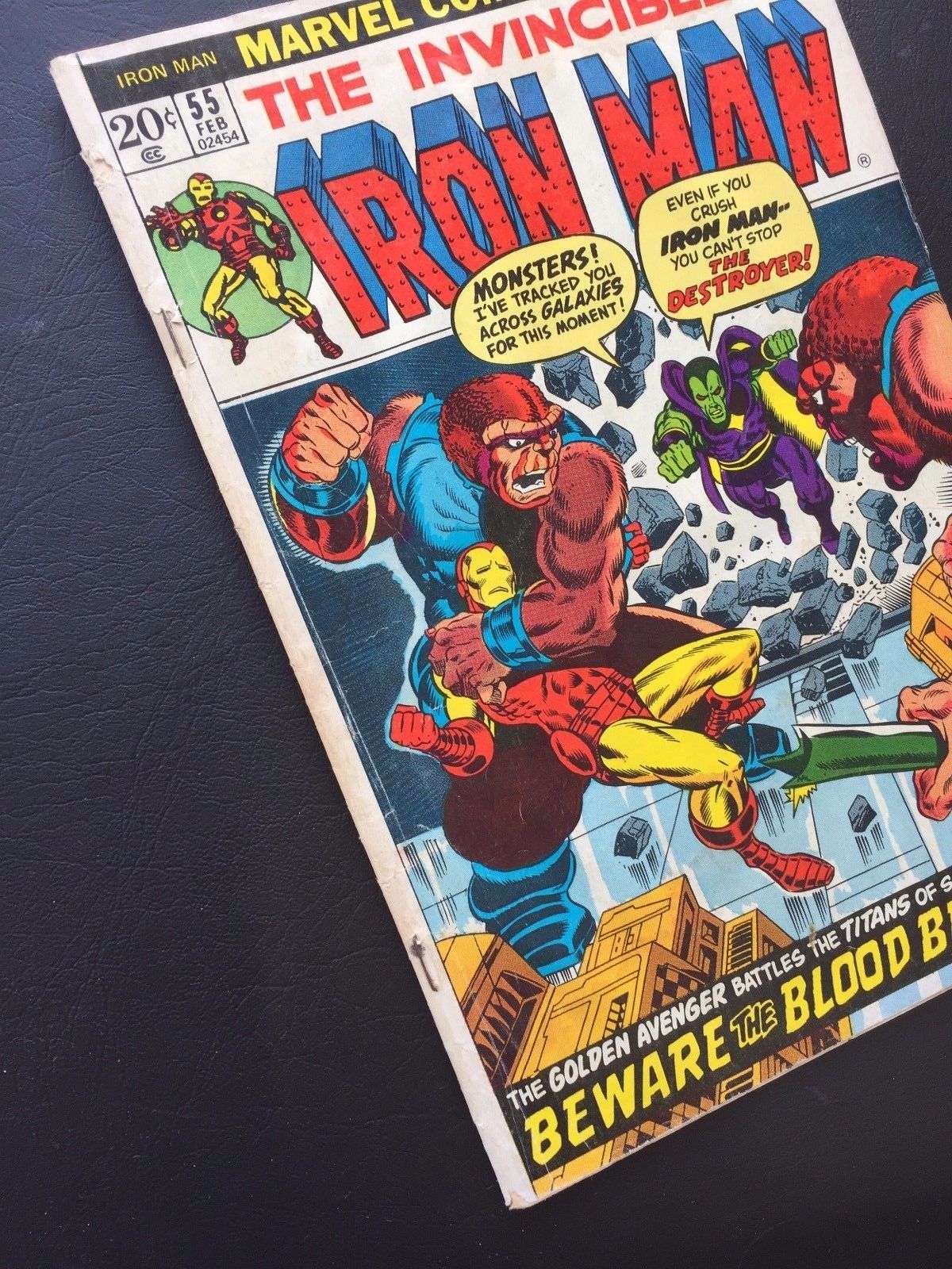 Iron Man #55 - 1st App(s) of Thanos, Drax, Mentor, Starfox & Kronos! Marvel Key