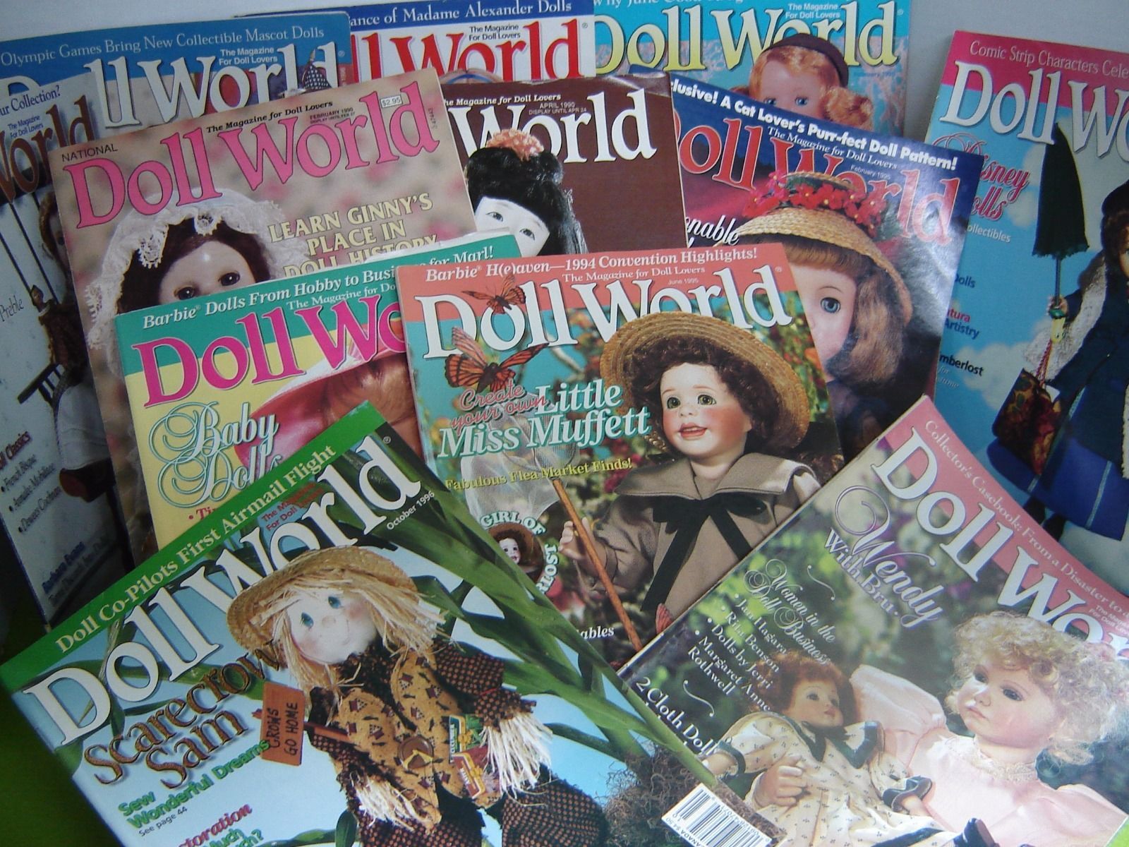 Doll World Magazines 1990-1997