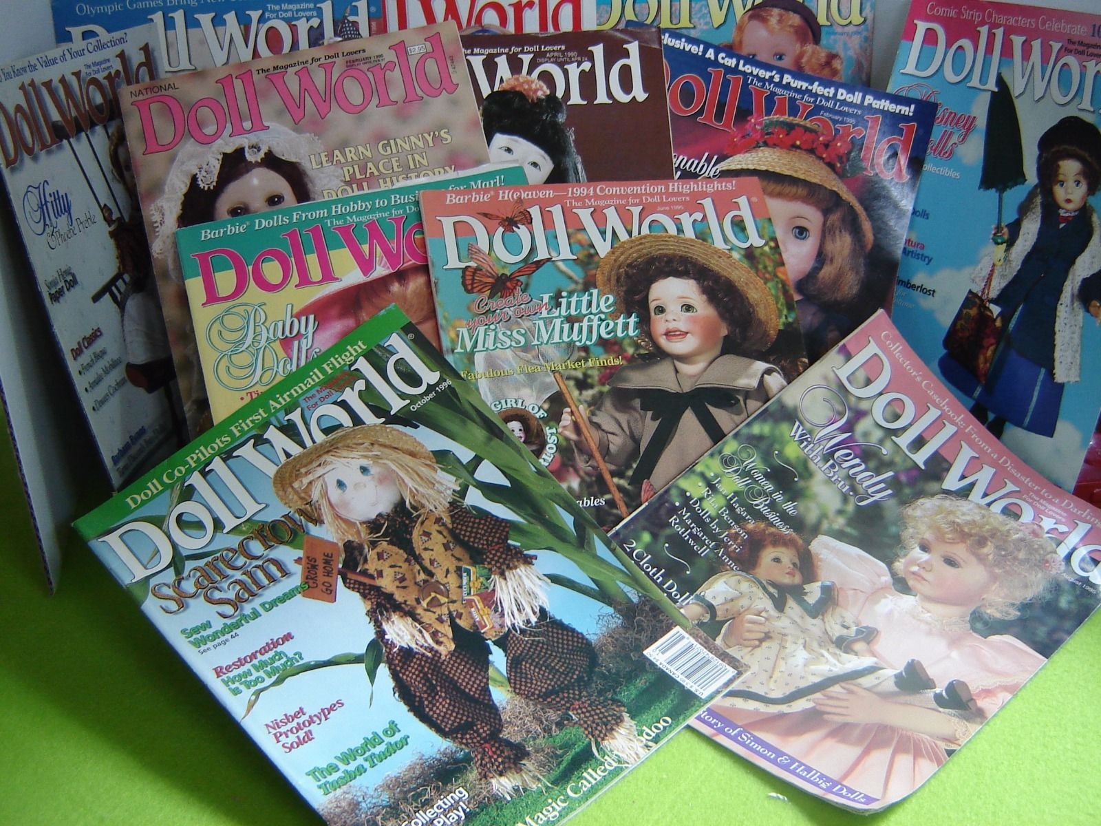 Doll World Magazines 1990-1997