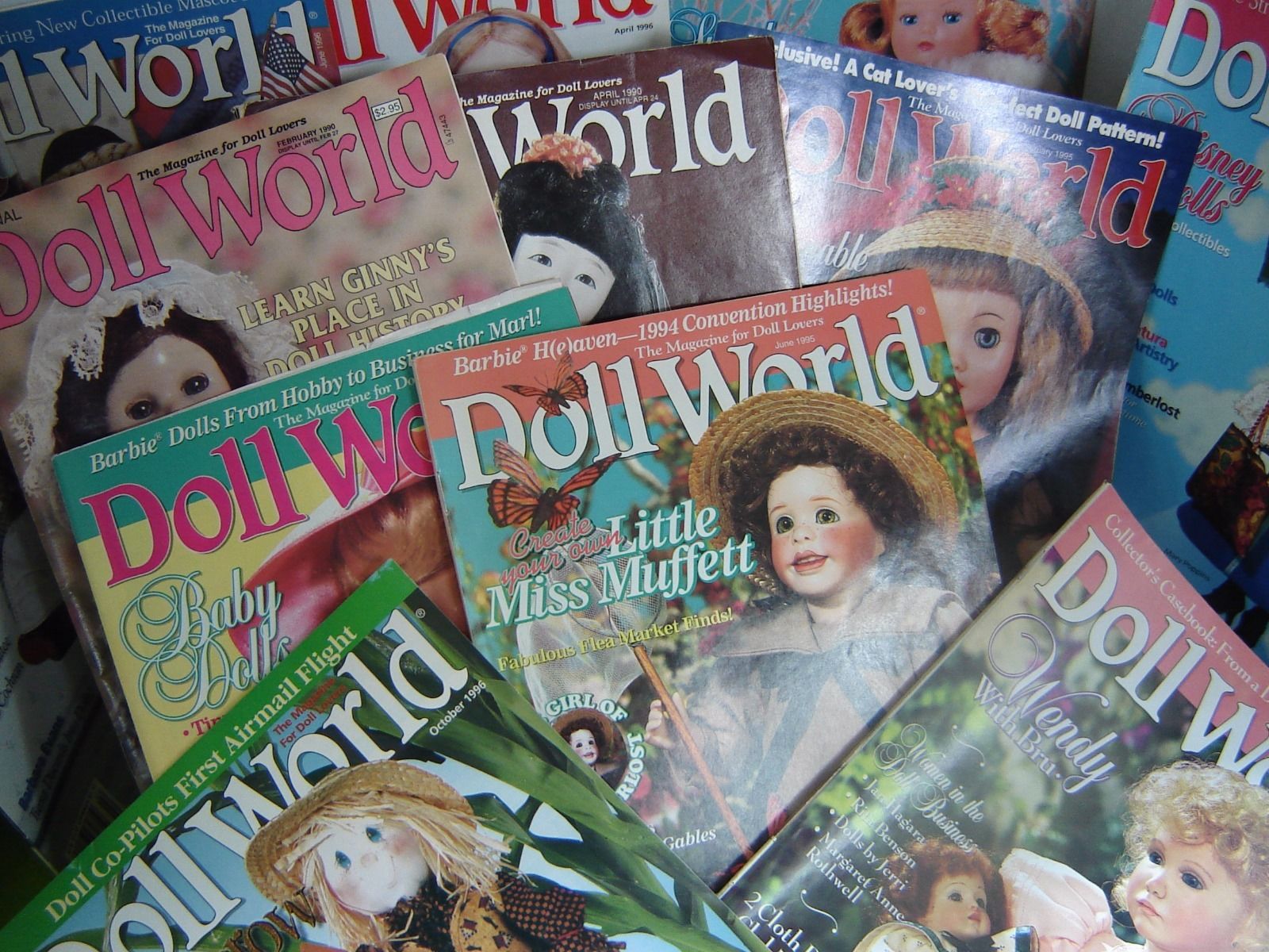 Doll World Magazines 1990-1997