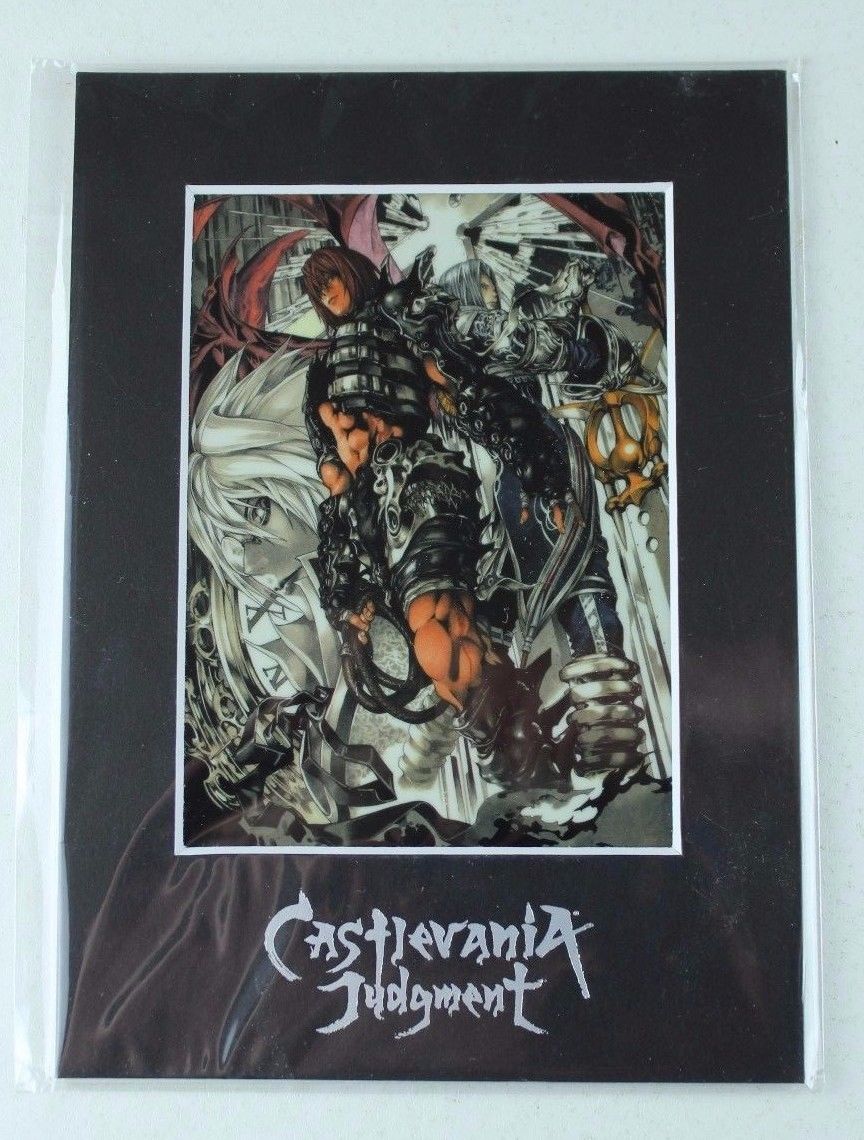 2008 Castlevania Judgment Limited Edition Laser Cel w/ COA Konami [NEW Sealed]