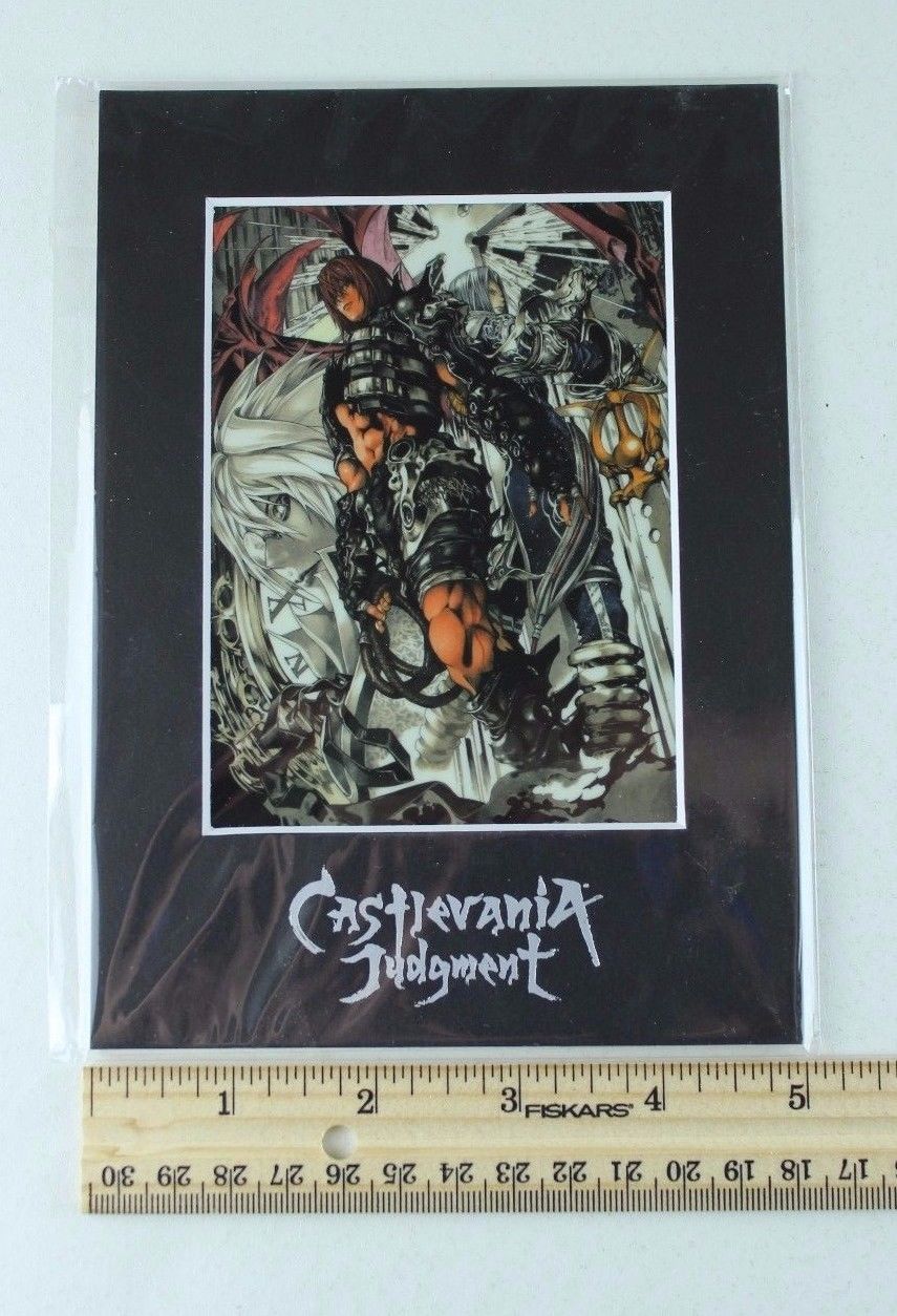 2008 Castlevania Judgment Limited Edition Laser Cel w/ COA Konami [NEW Sealed]