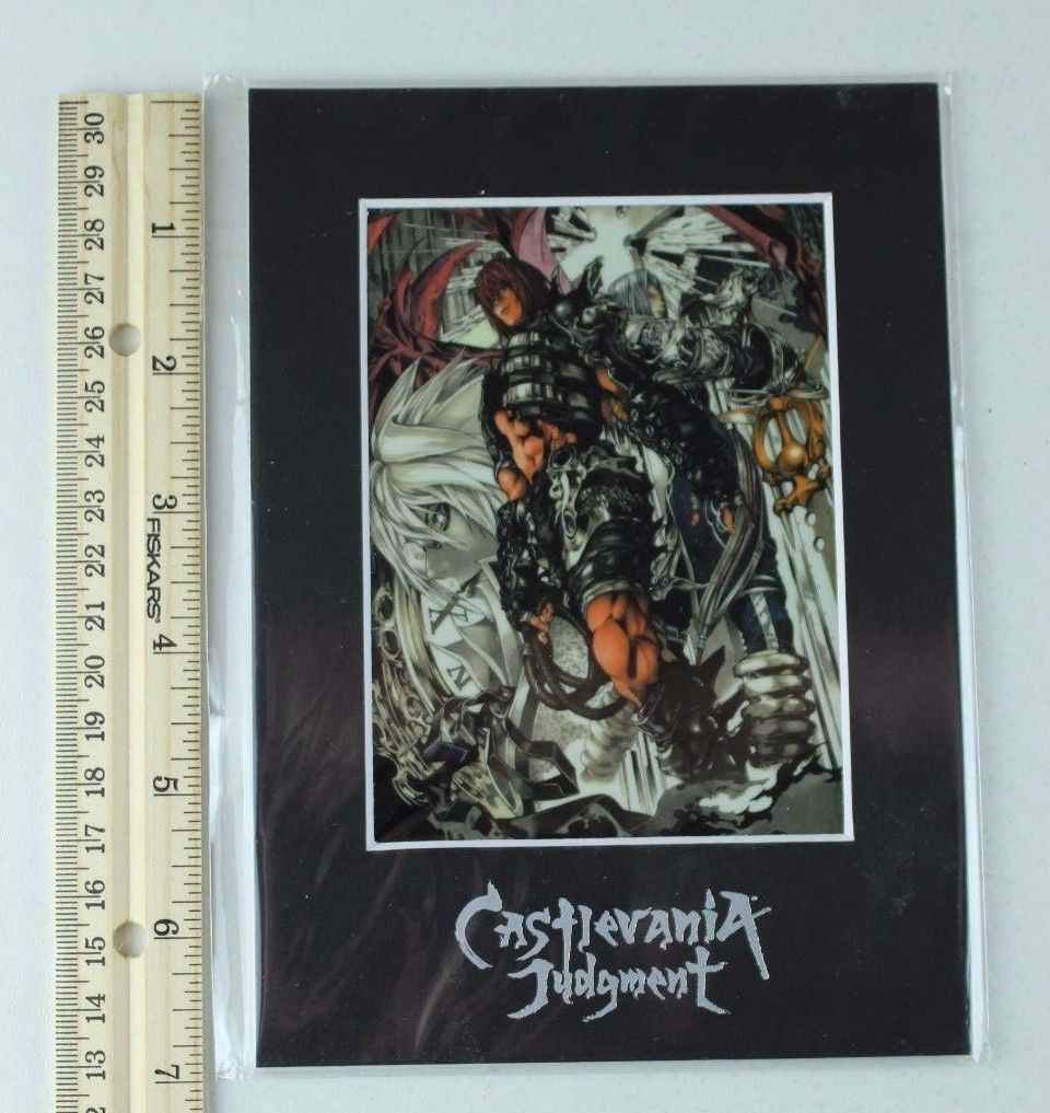 2008 Castlevania Judgment Limited Edition Laser Cel w/ COA Konami [NEW Sealed]