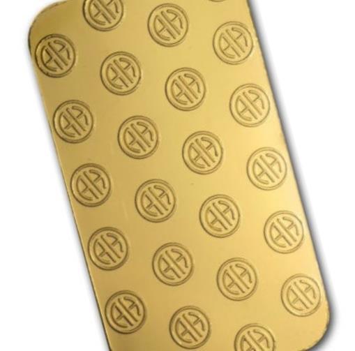 1 oz Gold Argor Heraeus .9999 Gold Bar in Sealed Assay Card #A314