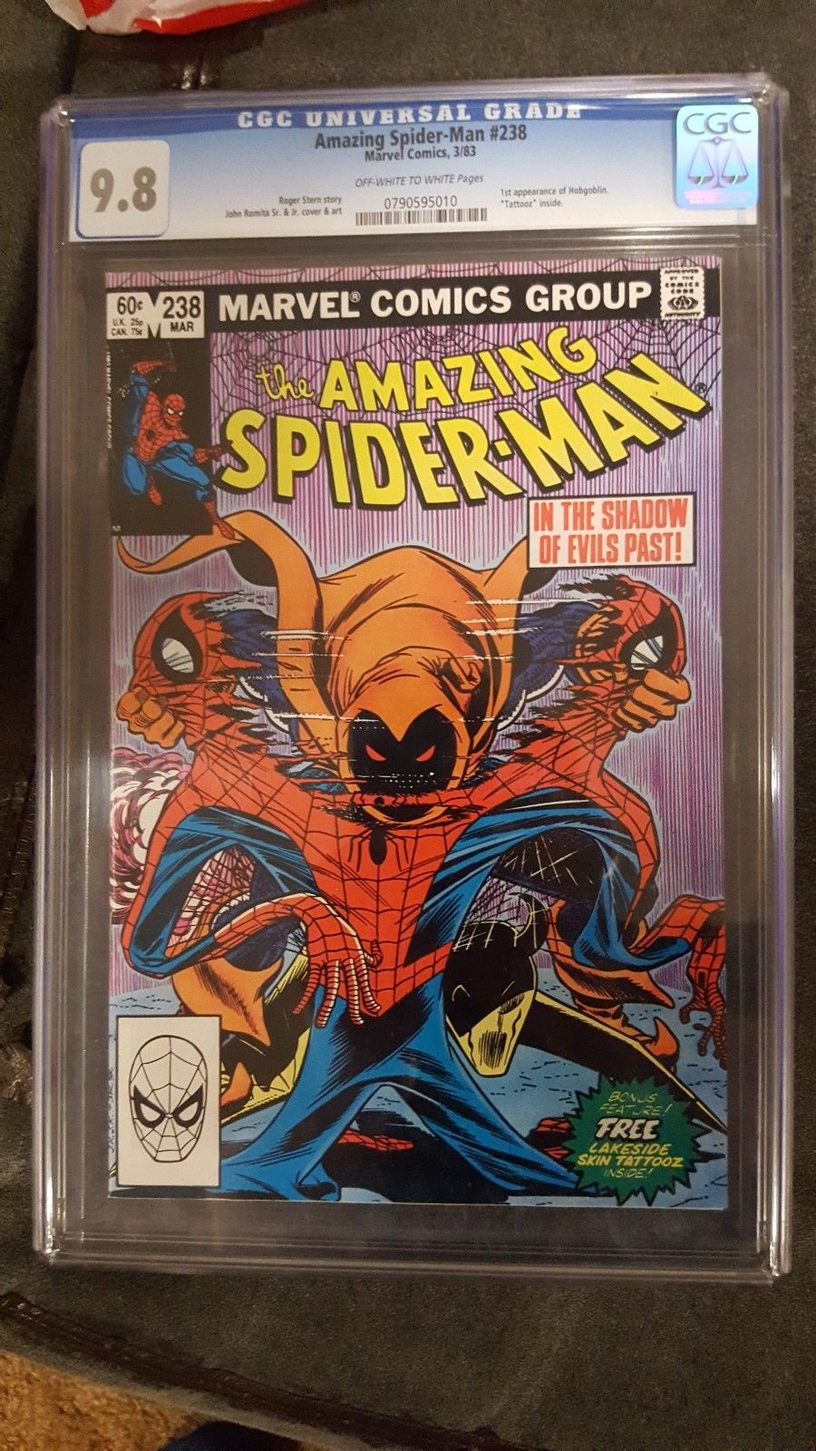 The Amazing Spider-Man #238 (Mar 1983, Marvel) CGC 9.8 NM blue label