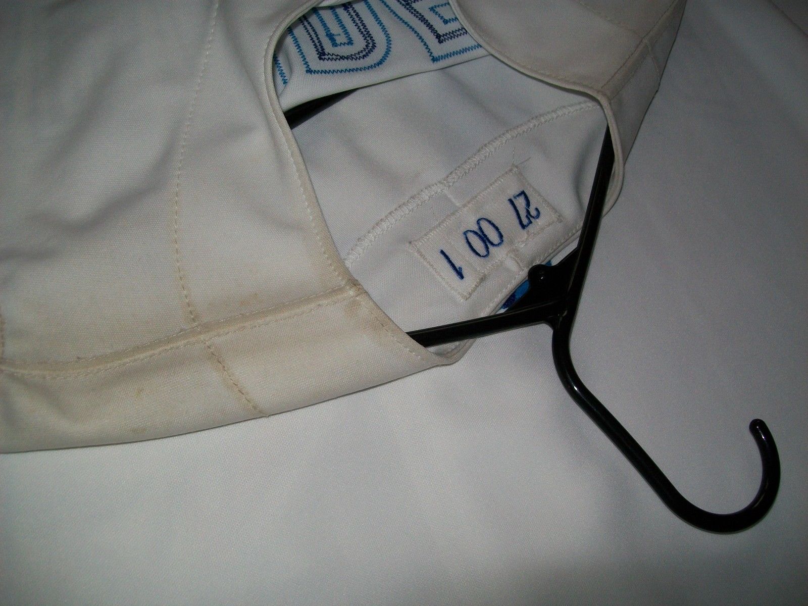 RARE GAME WORN USED 2000 TORONTO BLUE JAYS HOME VEST