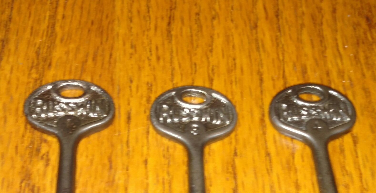 VINTAGE RUSSWIN SKELETON KEYS 3