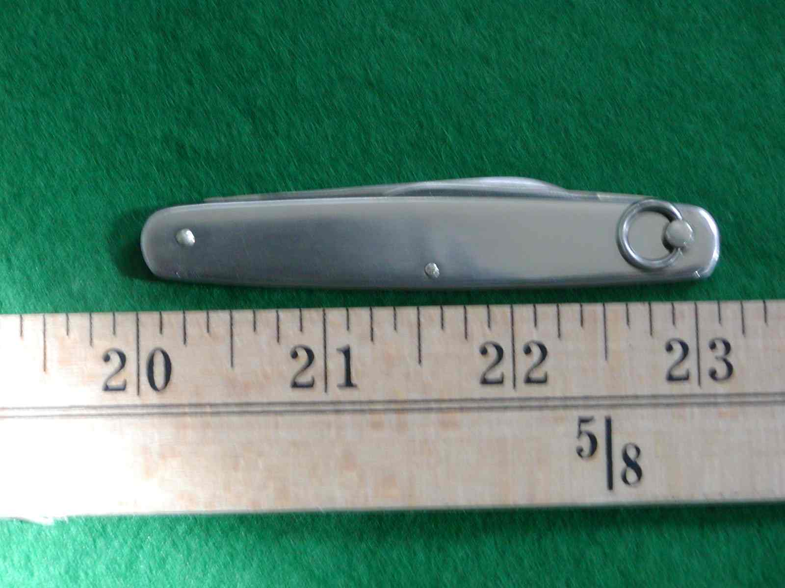 Vintage Schrade Walden NY USA, Twist Ring 2 Blade Folding Pocket Knife