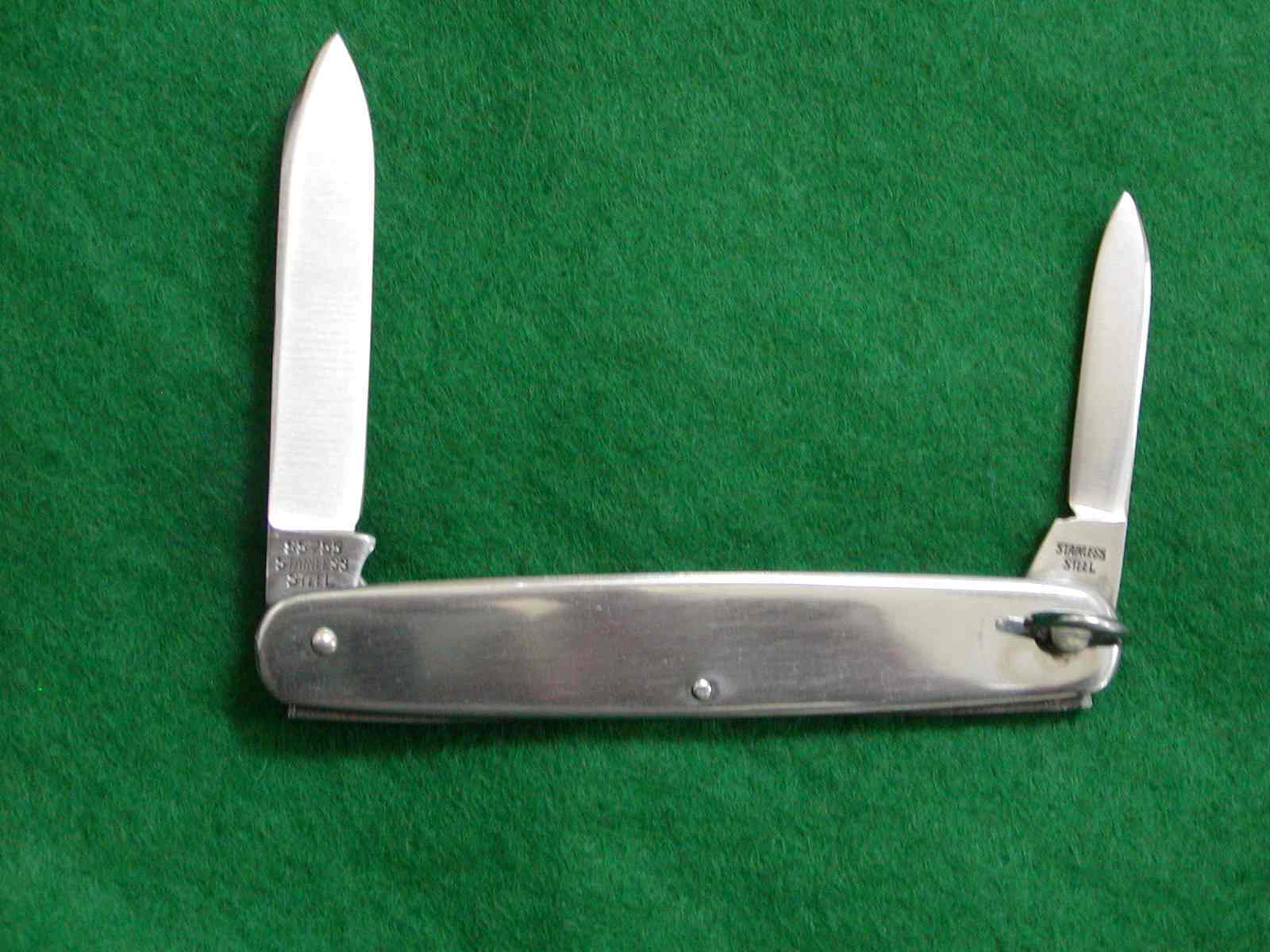 Vintage Schrade Walden NY USA, Twist Ring 2 Blade Folding Pocket Knife