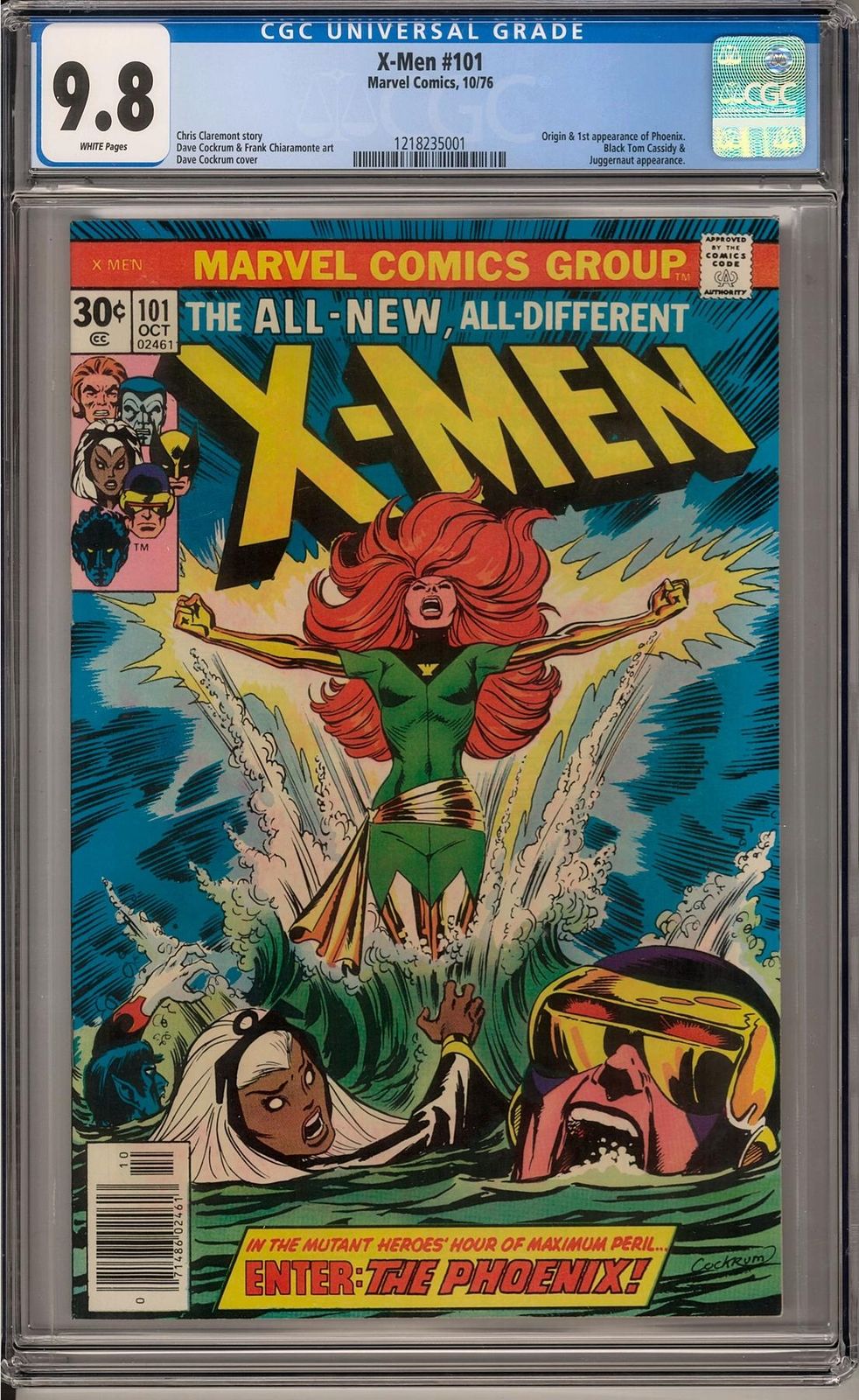 X-Men #101 CGC 9.8 (W) Origin & 1st appearance of Phoenix