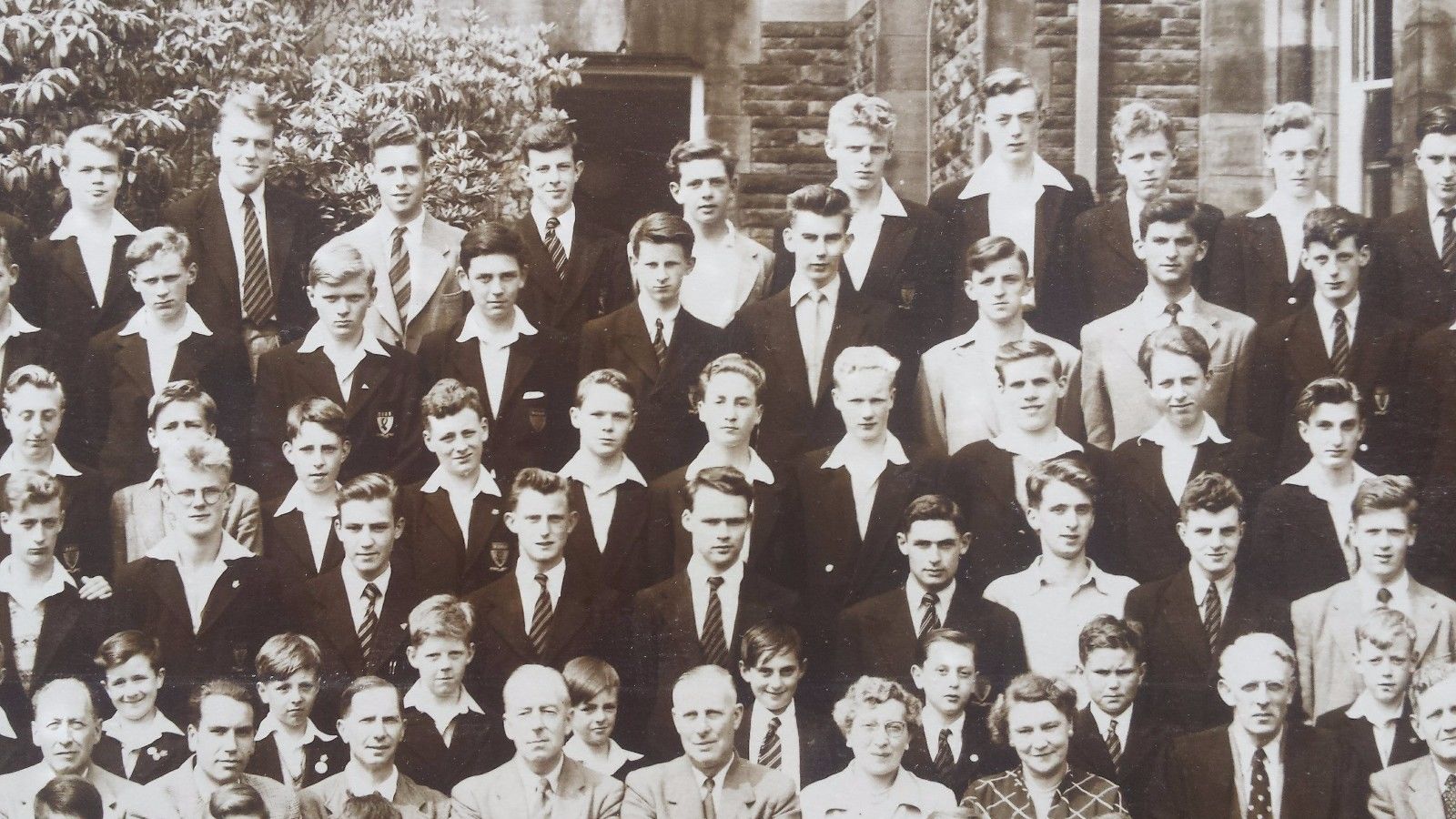 1955 JOHN LENNON original Quarry Bank High School photo - The Beatles RARE