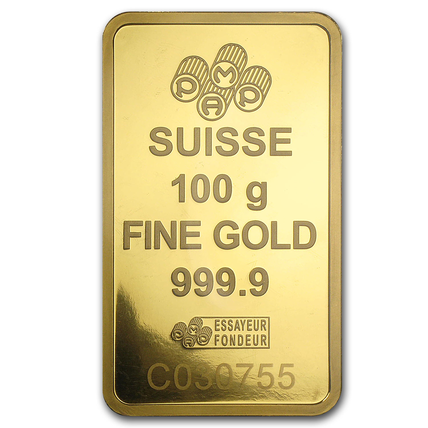 100 gram Gold Bar - PAMP Suisse Lady Fortuna Veriscan® (In Assay) - SKU #88805