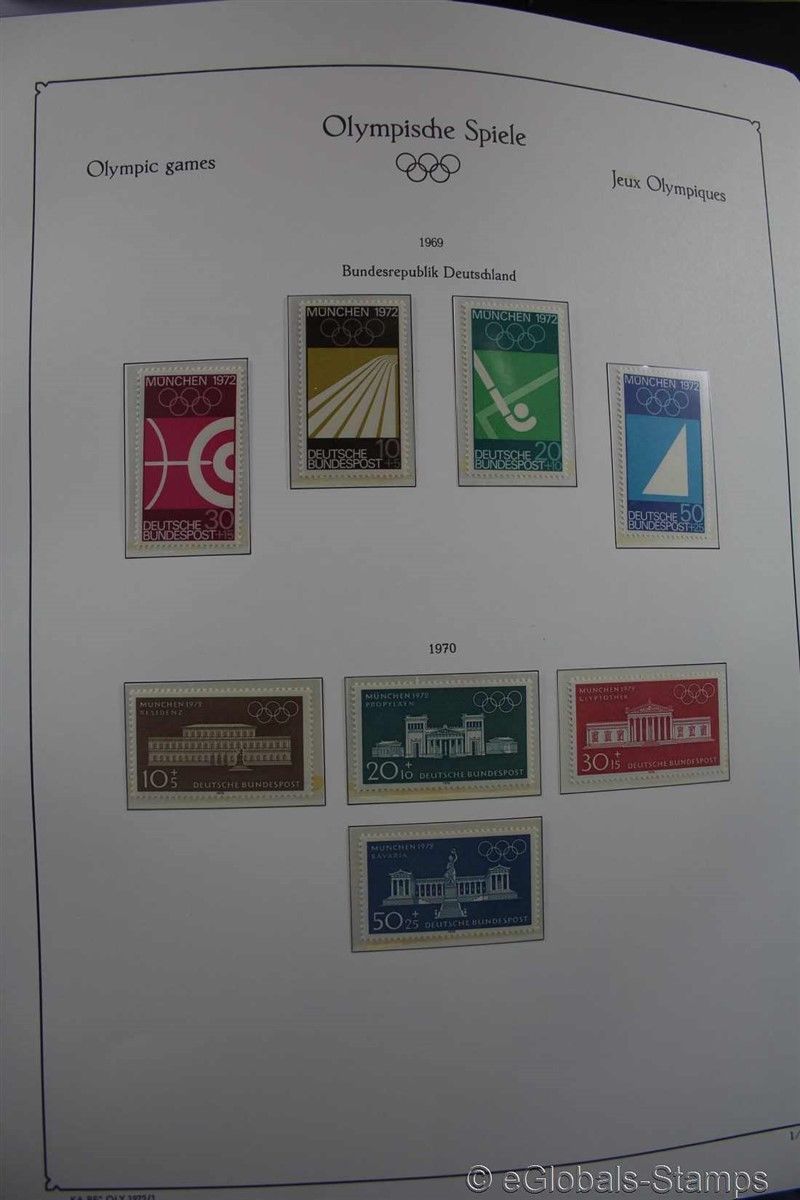 OLYMPICS 1972 ** MNH Sports Topical Stamp Collection Luxus Kabe Pages