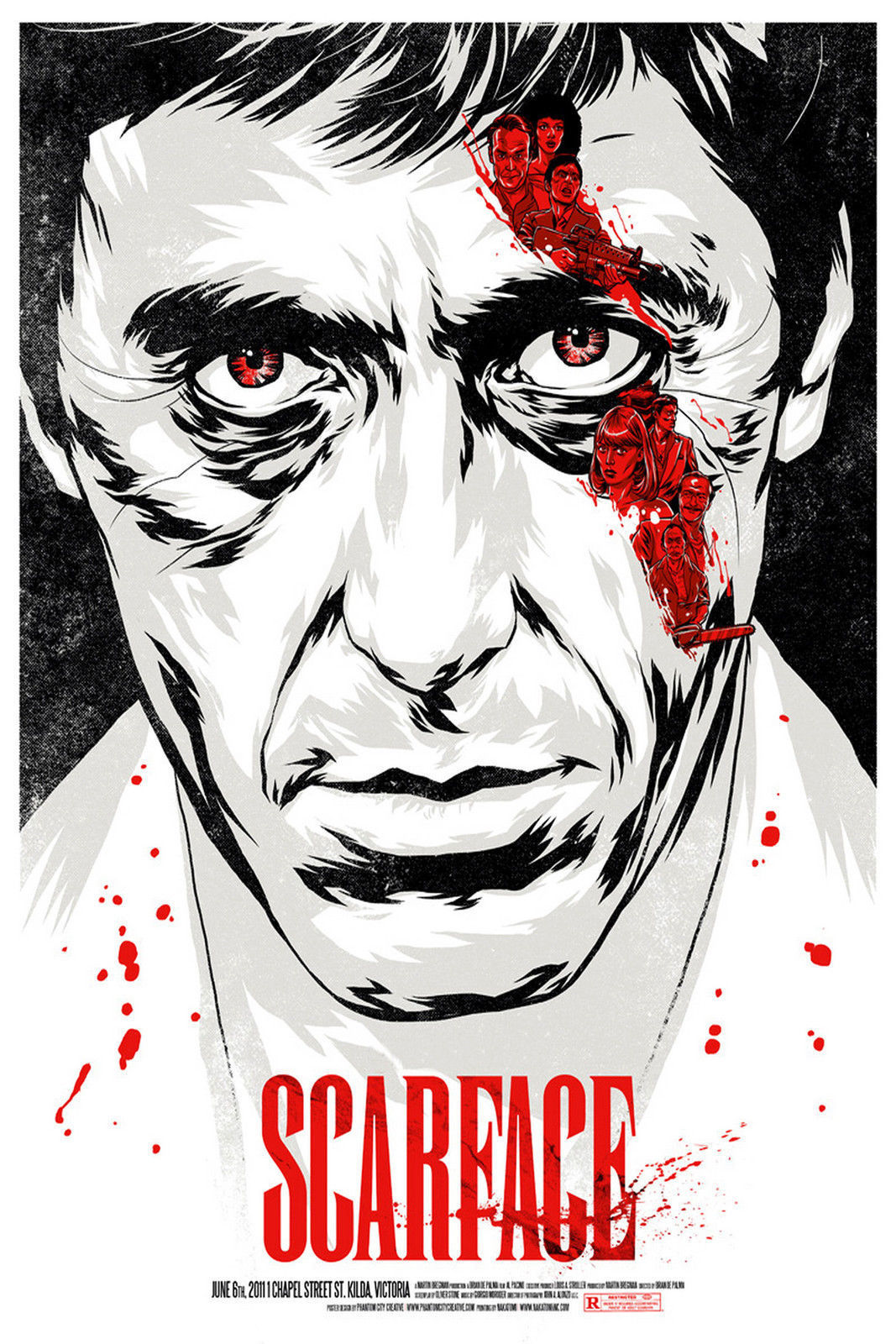 Al Pacino Scarface Classic Movie Art Silk Poster 24x36inch