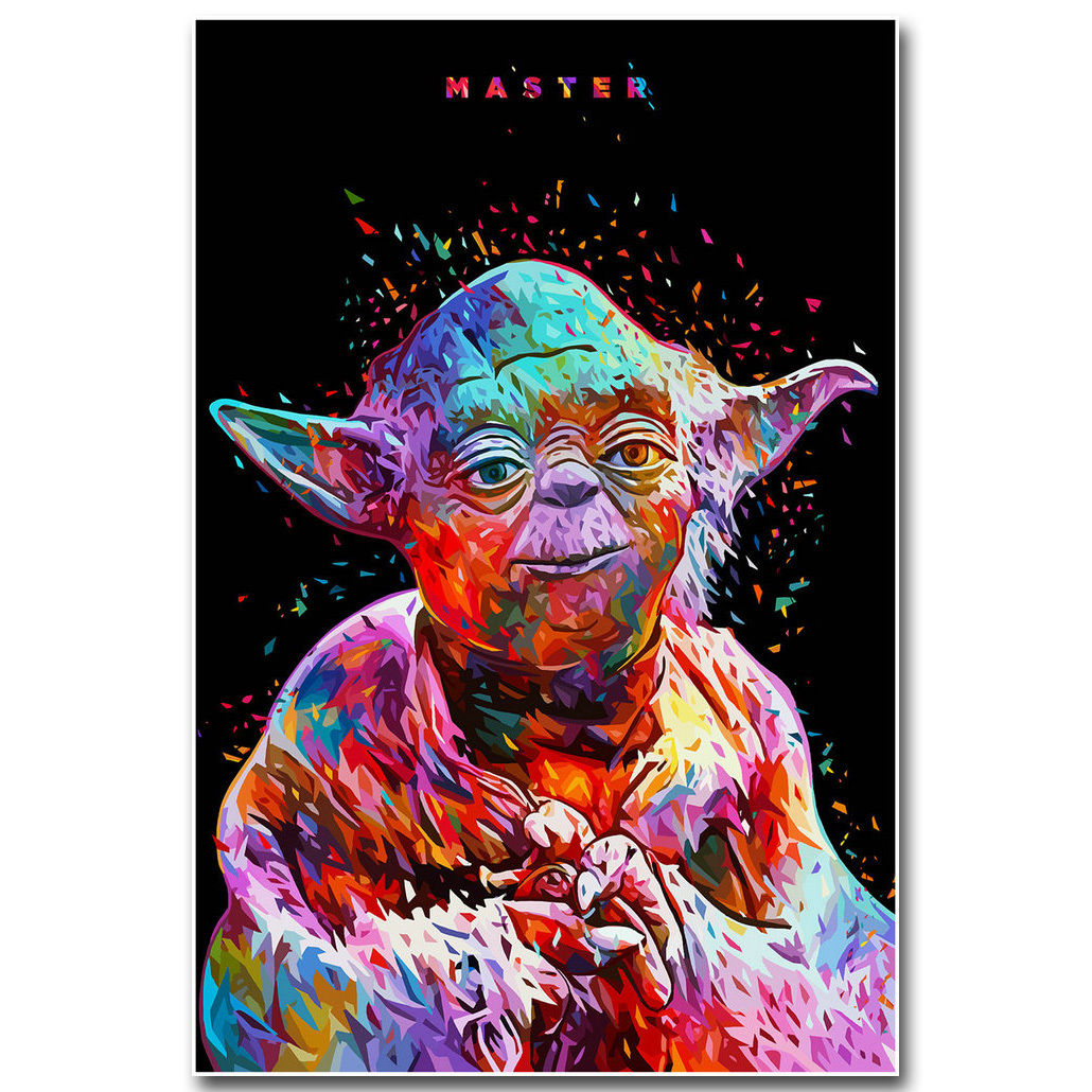 Master Yoda Star Wars Movie Silk Poster Art Print 12x18 24x36 inch