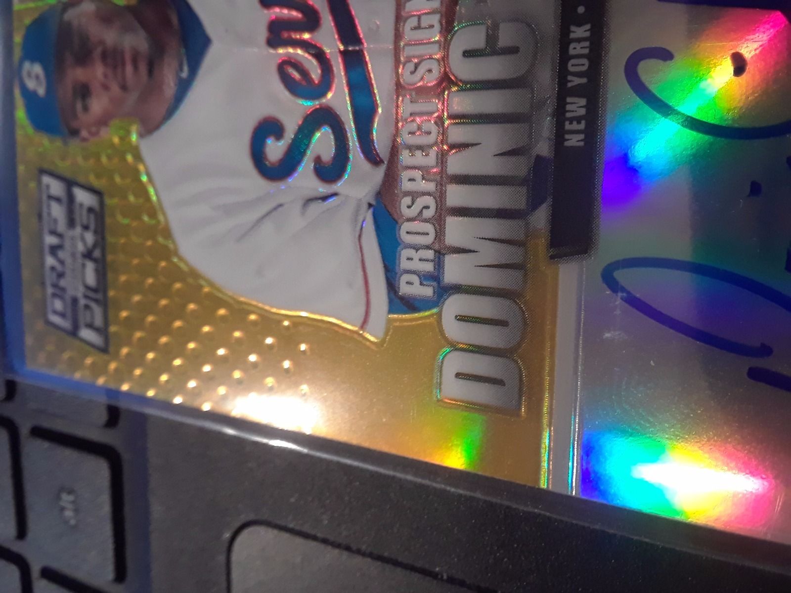 2013 GOLD Panini Draft Refractor Dominic Smith rc auto Rookie Autograph #1/10