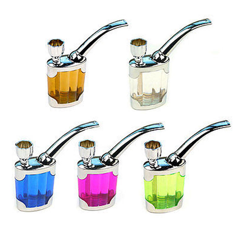 Portable Smoke Pipes Water Tobacco Cigarette Holder Smoking Hookah Filter HL13