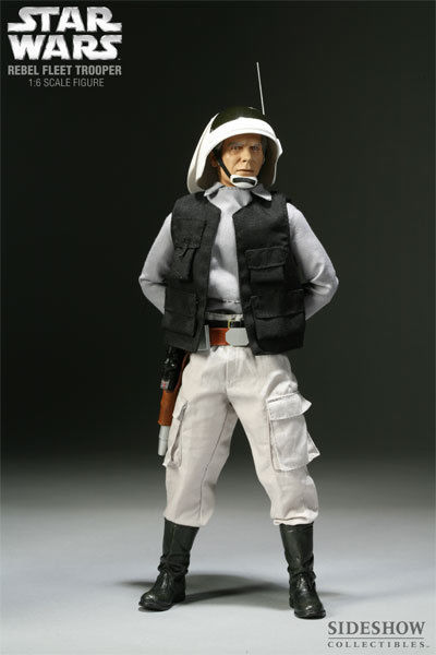 SIDESHOW MILITARIES OF STAR WARS REBEL FLEET TROOPER 1/6 SCALE  RARE NEW