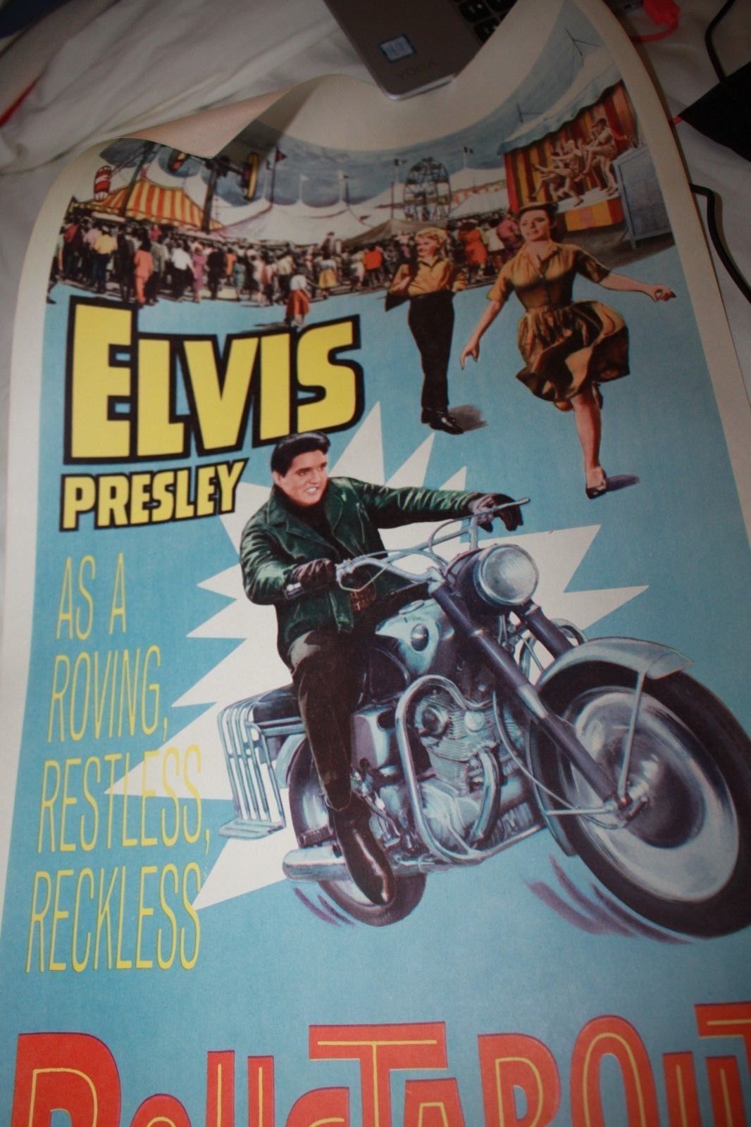 Roustabout Pristine Original Vintage Movie Poster Insert Elvis Presley 1964