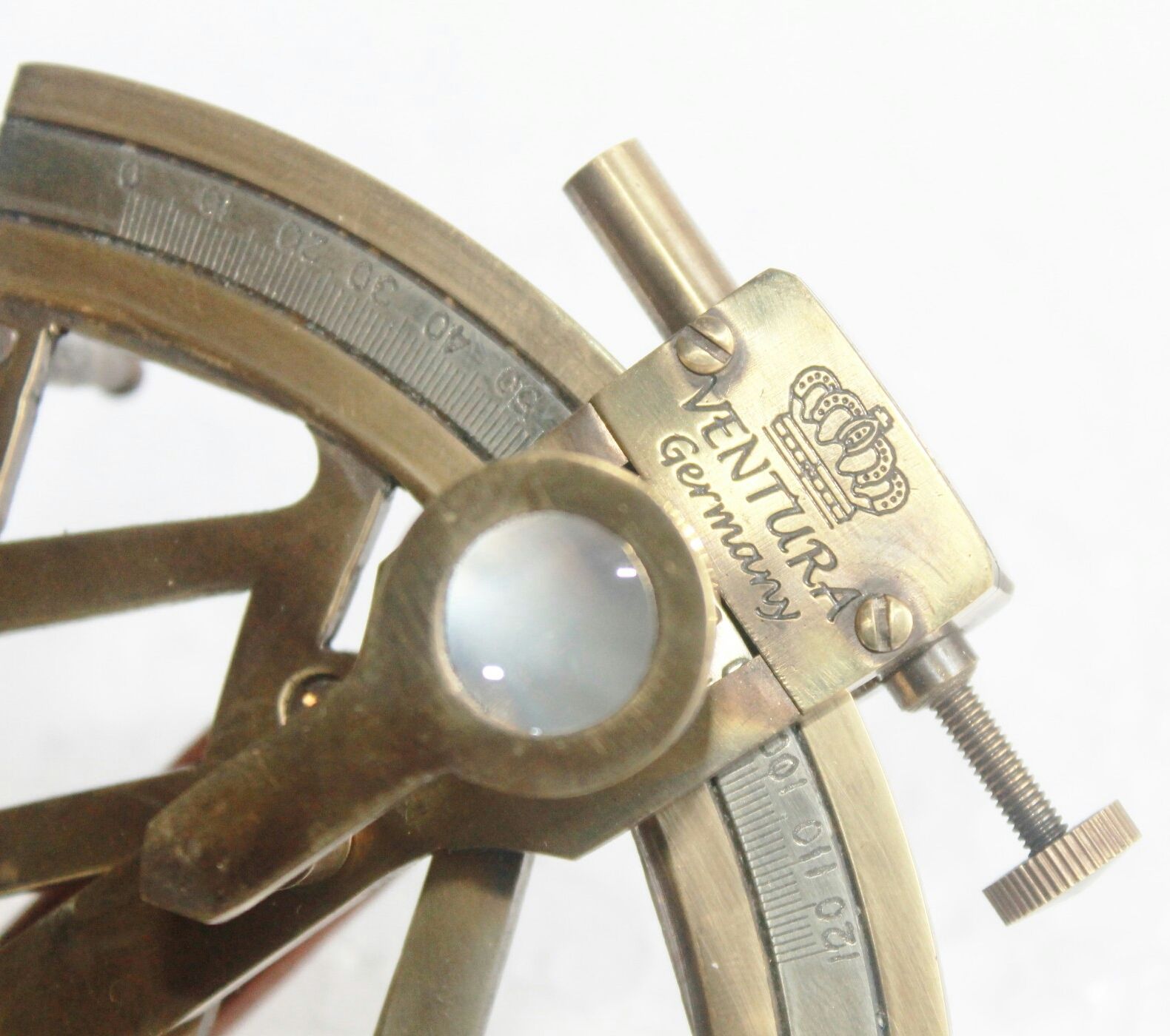 Vintage Celestial Navigation Sextant Nautical Solid Brass Working Sextant Decor.