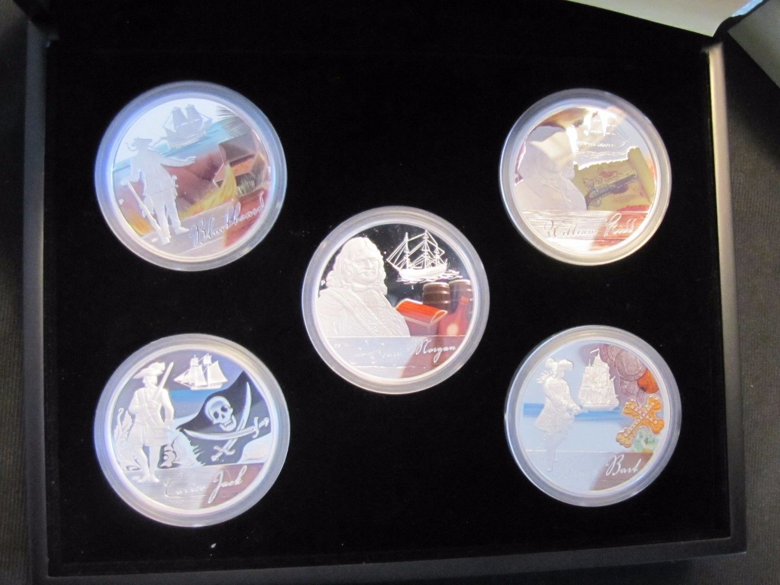 Australia The Golden Age of Piracy 1 oz Silver Proof 5 Coin Set Perth Mint