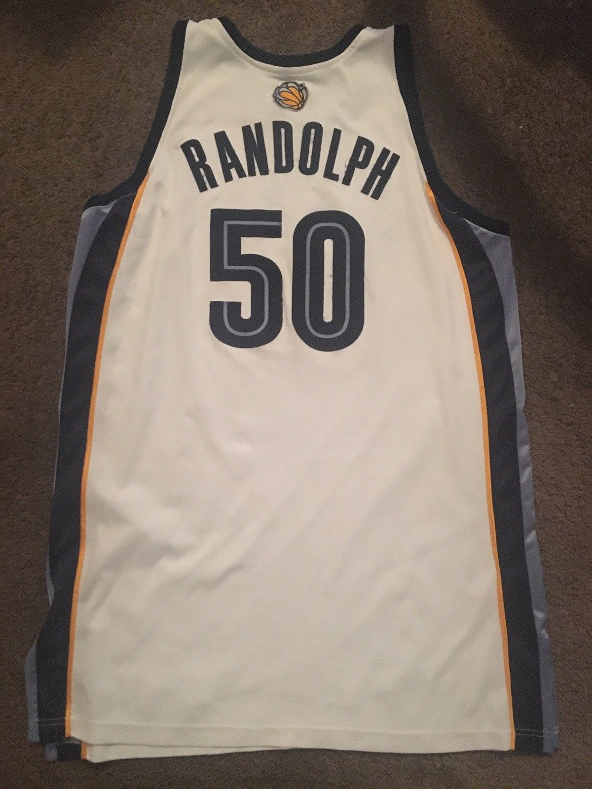 PHOTOMATCHED Zach Randolph 2009-10 Memphis Grizzlies Game worn home jersey