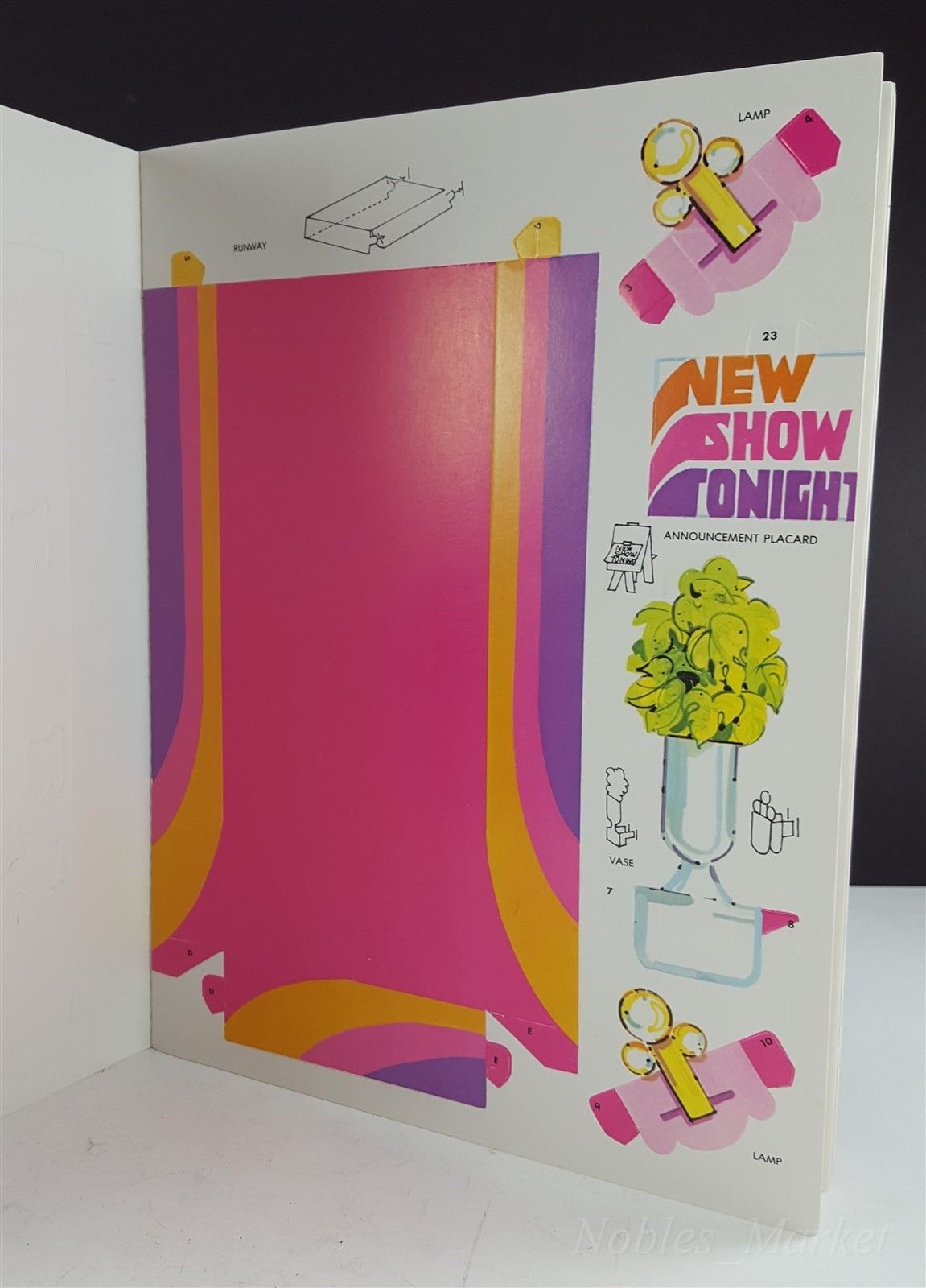 Barbie Pink & Pretty Paper Doll Playbook, Golden 1983 Uncut