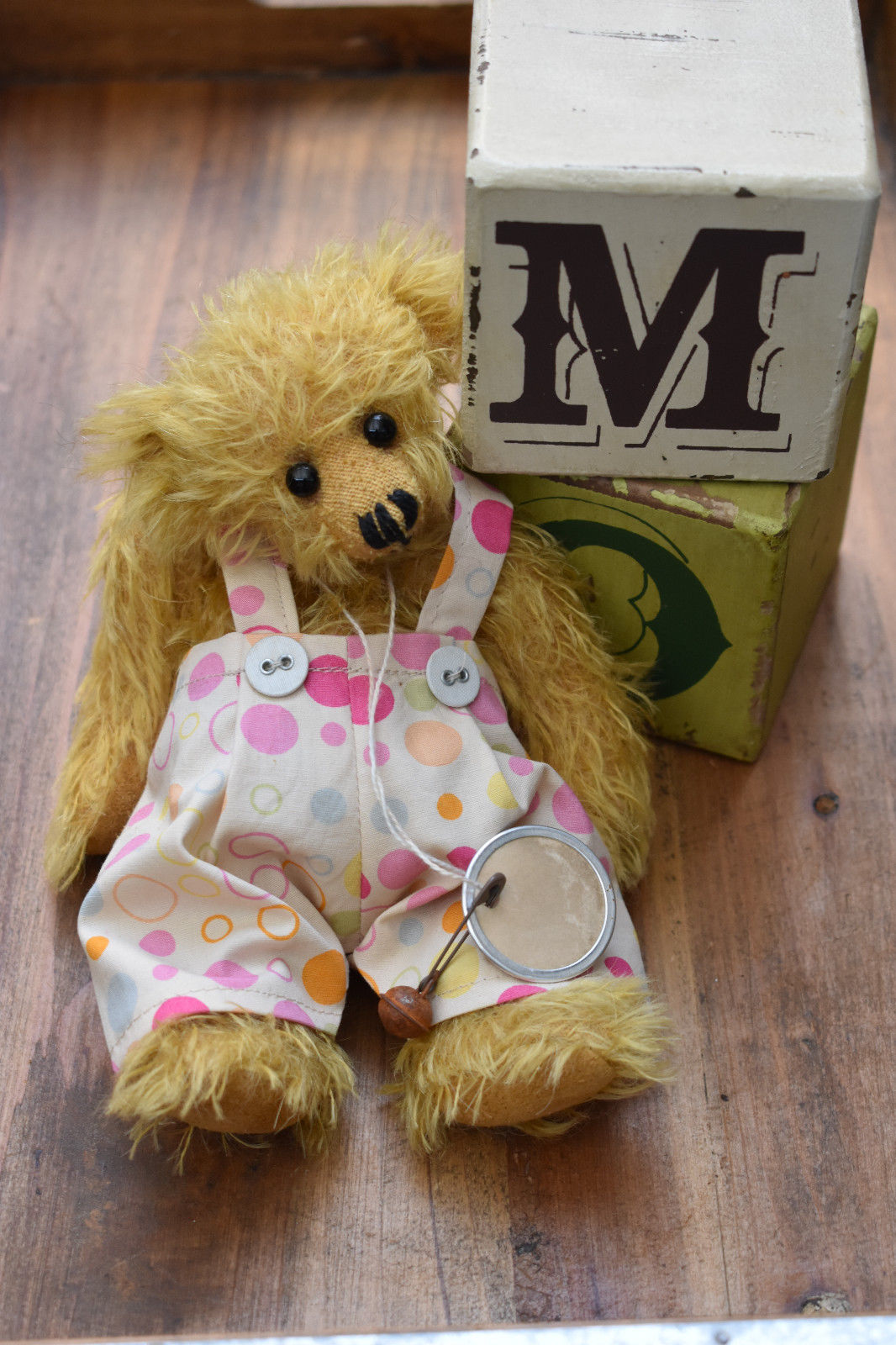 Mohair Bear Kit  8 Inch, Icludes ready Made Pants