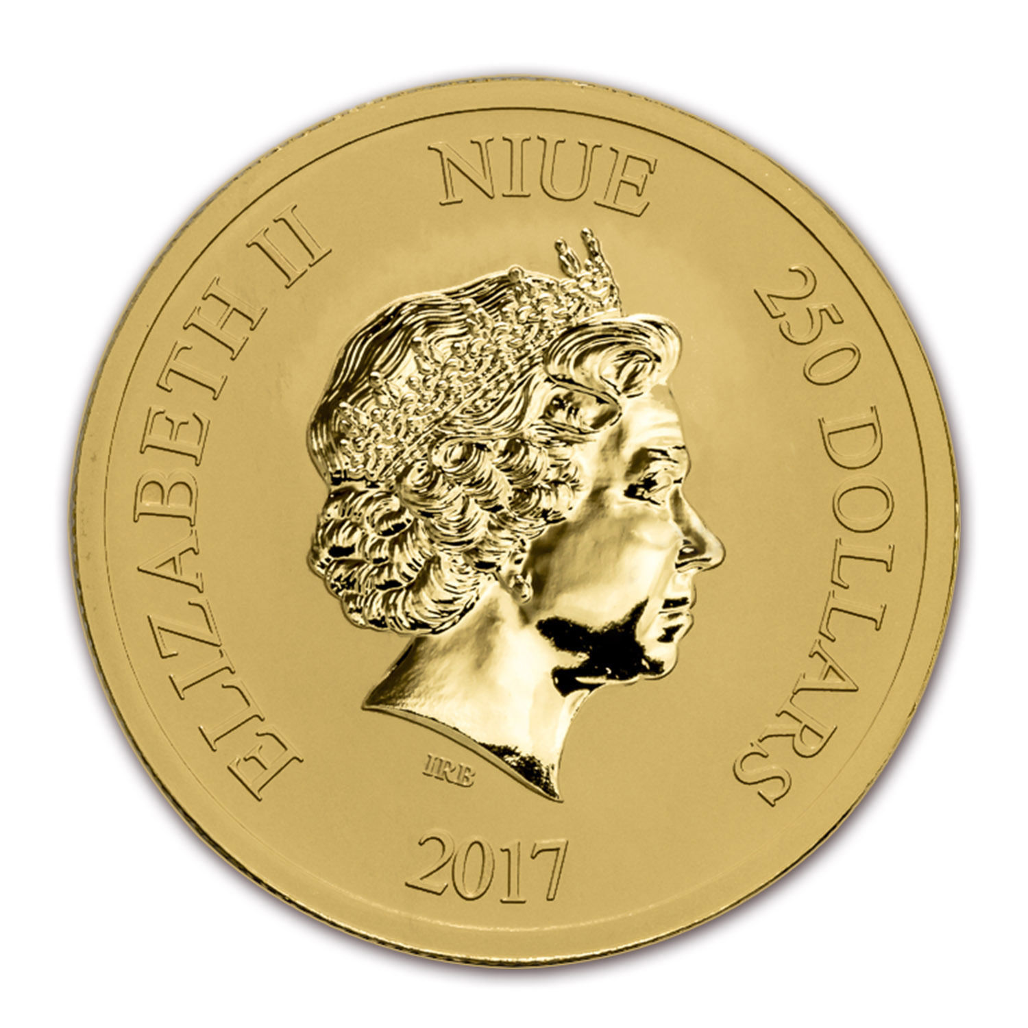 2017 Niue 1 oz Gold $250 Hawksbill Turtle BU - SKU #117789