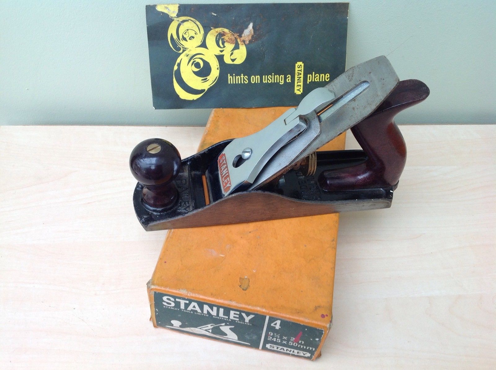 Vintage Stanley No.4 Plane - Boxed