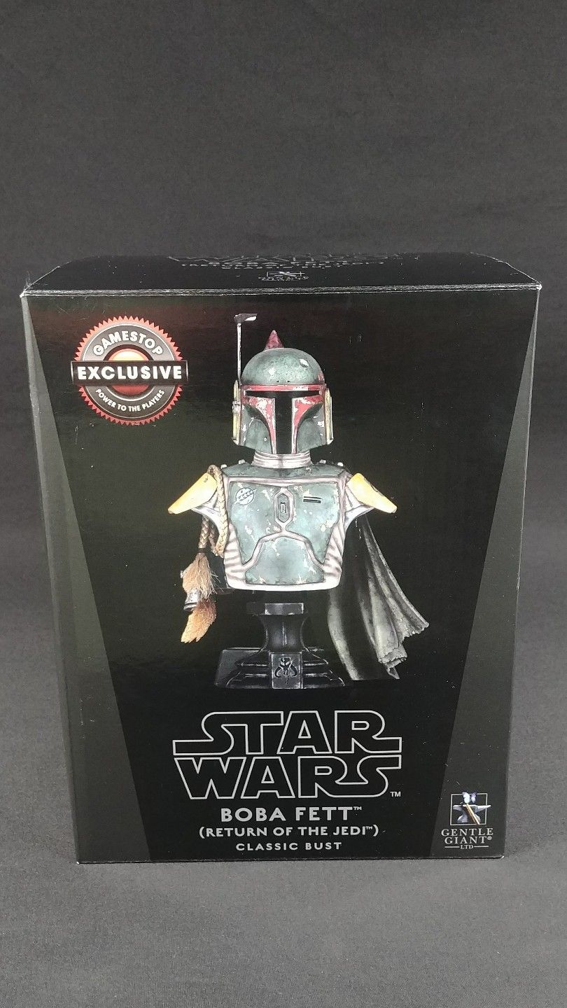 Star Wars 2016 Boba Fett (Return of the Jedi) Classic Bust Gamestop Exclusive