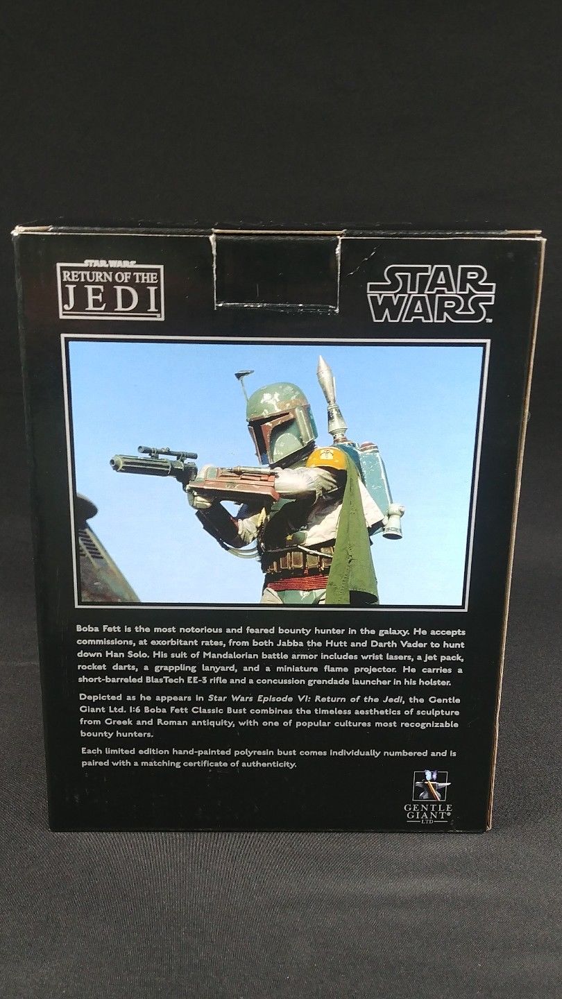 Star Wars 2016 Boba Fett (Return of the Jedi) Classic Bust Gamestop Exclusive