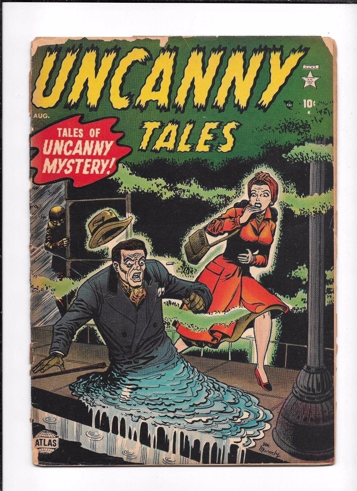 UNCANNY TALES #2 ==> GD PRE-CODE HORROR MELTING MAN COVER ATLAS COMICS 1952