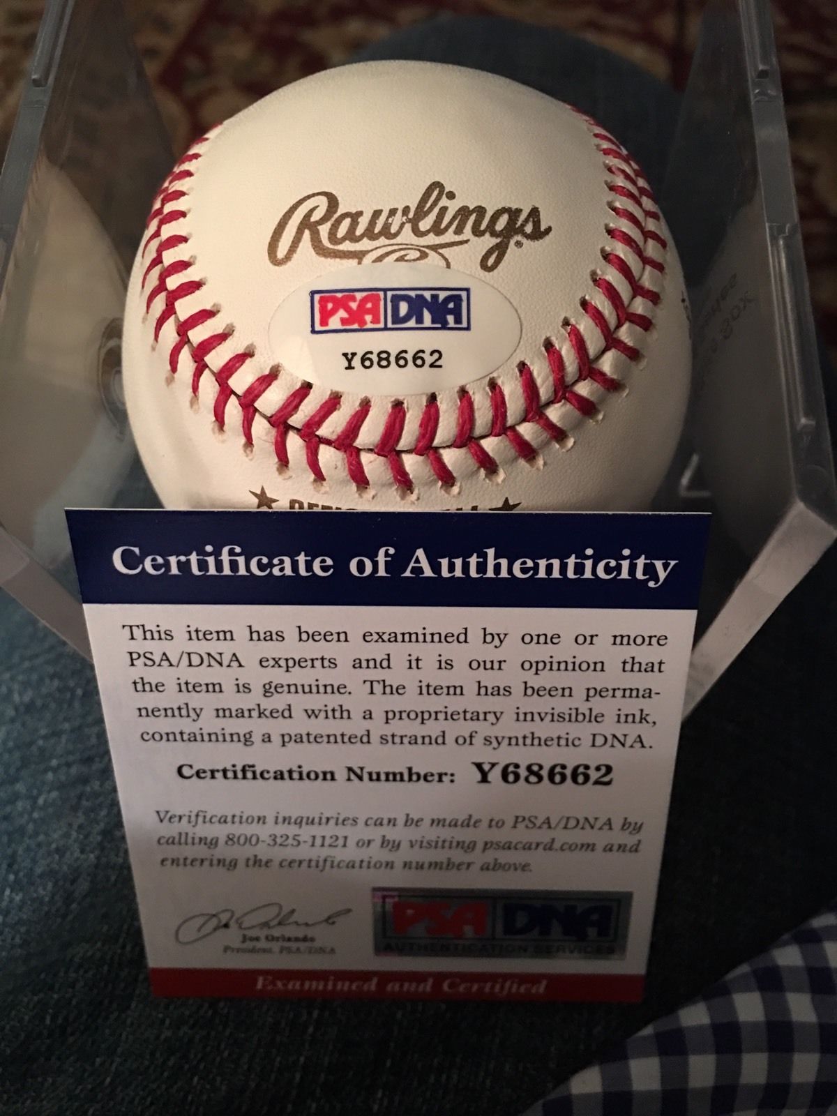 GEOFF BLUM Signed Auto 2005 WORLD SERIES Baseball PSA DNA White Sox