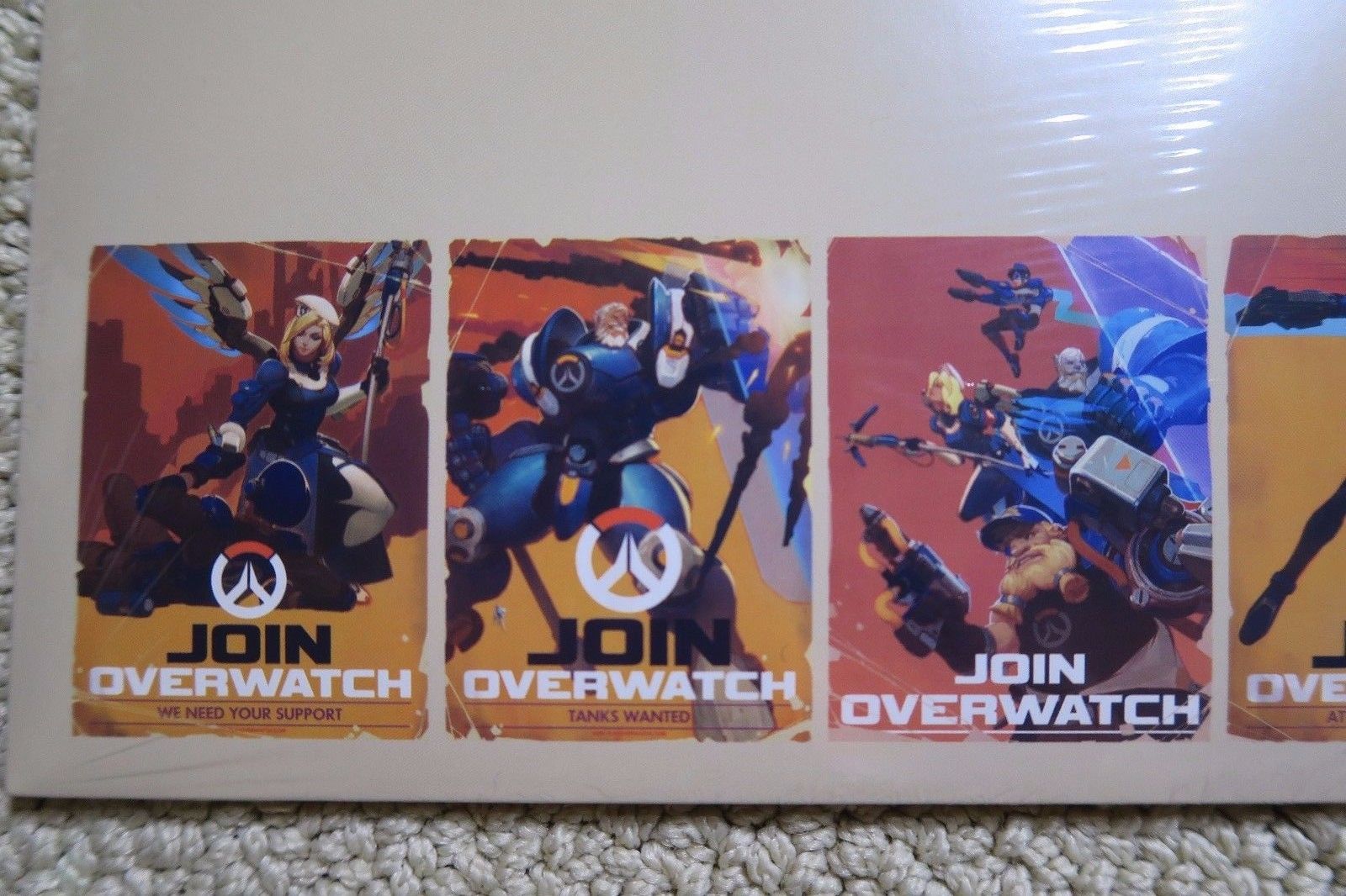 LIMITED EDITION Overwatch Uprising Recruitment Posters Con Exclusive SDCC 2017