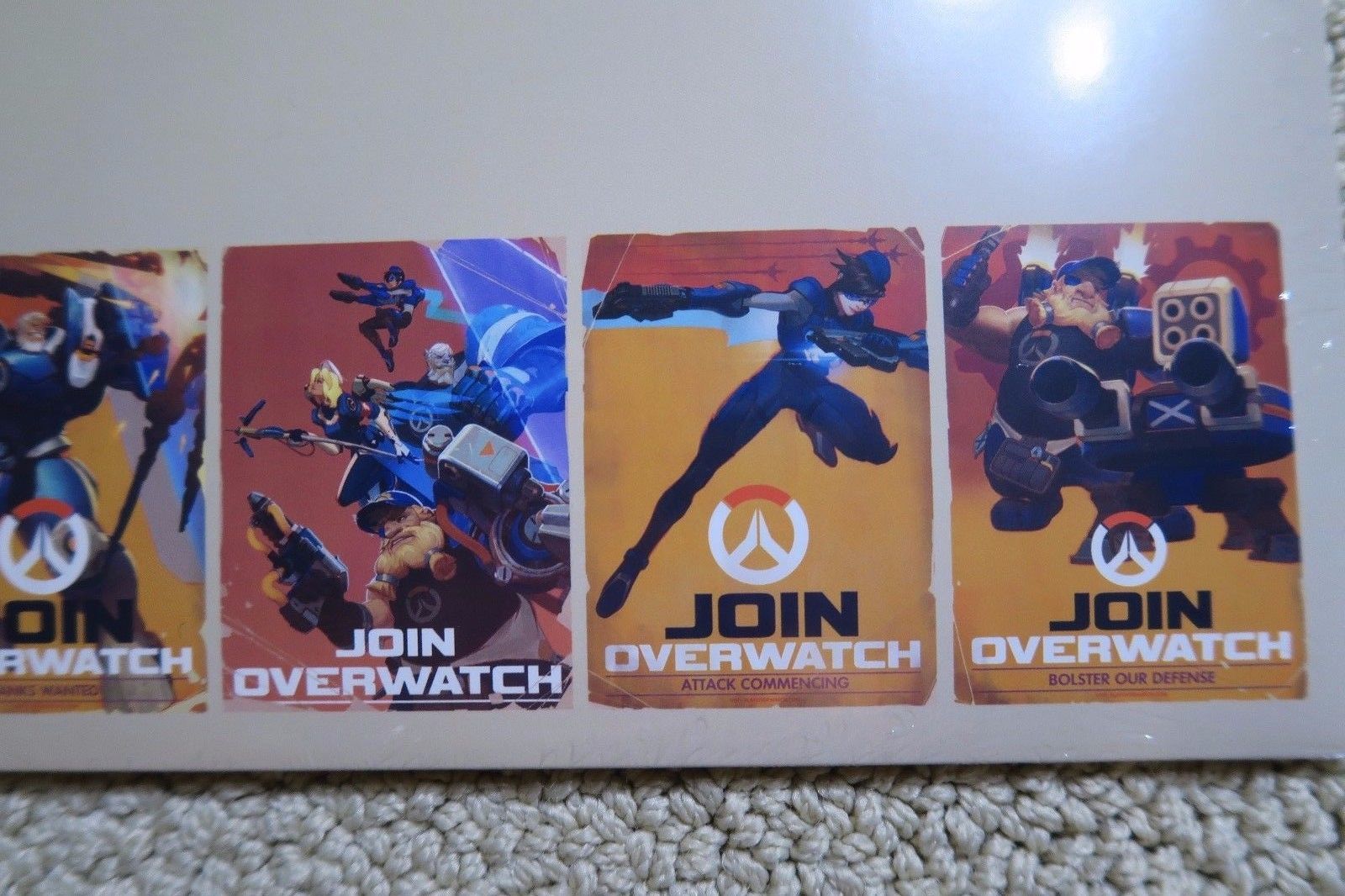 LIMITED EDITION Overwatch Uprising Recruitment Posters Con Exclusive SDCC 2017