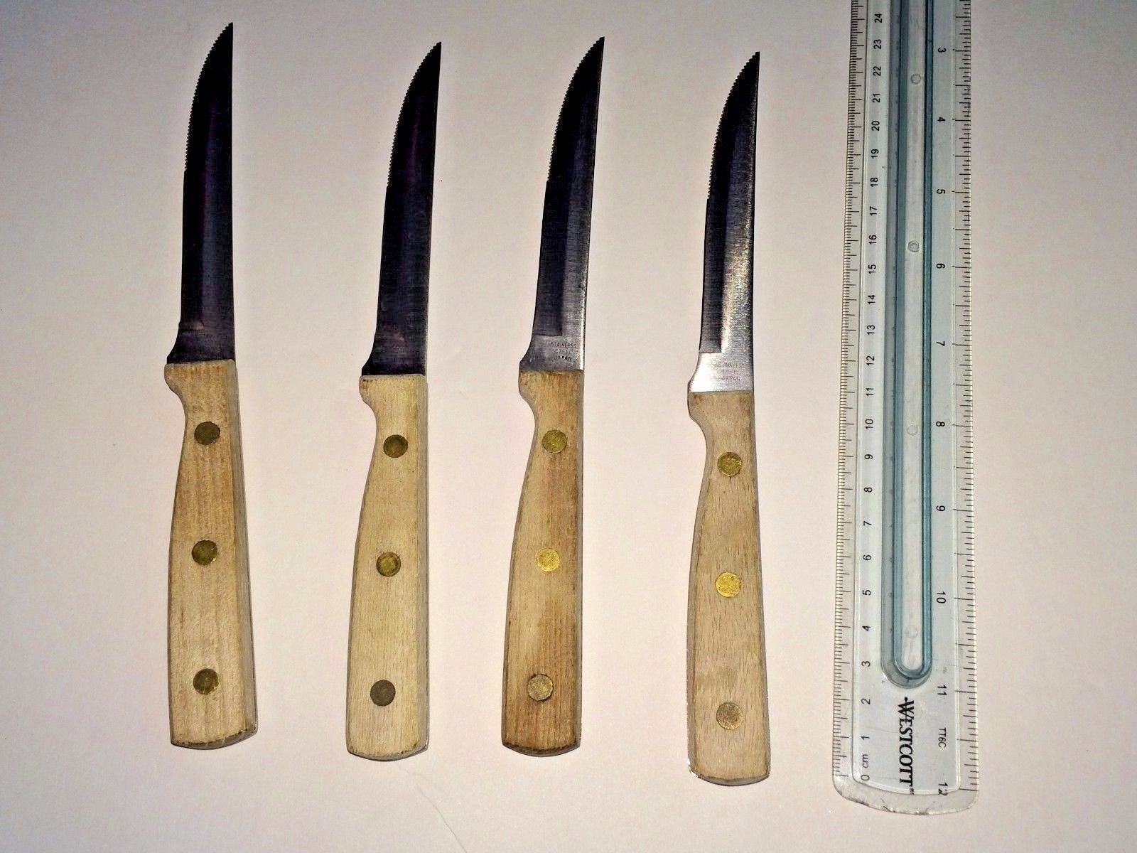 Stainless steel Japan Set of 4 Steak Kitchen Knives