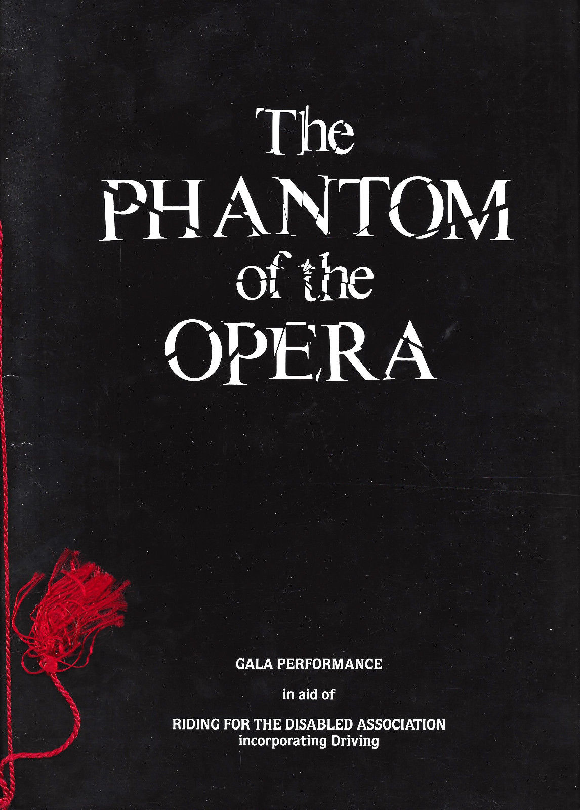 Michael Crawford "PHANTOM OF THE OPERA" Sarah Brightman 1987 Royal Gala Program