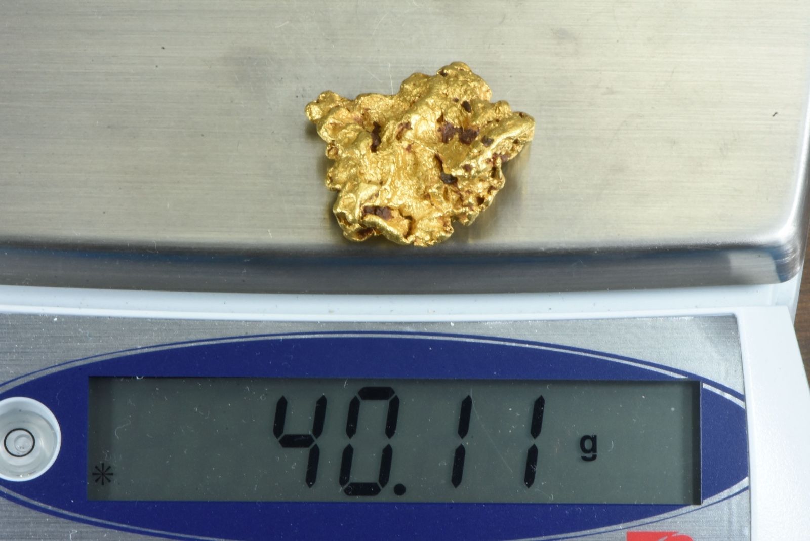 #1259 Large Natural Gold Nugget Australian 40.11 Grams Genuine